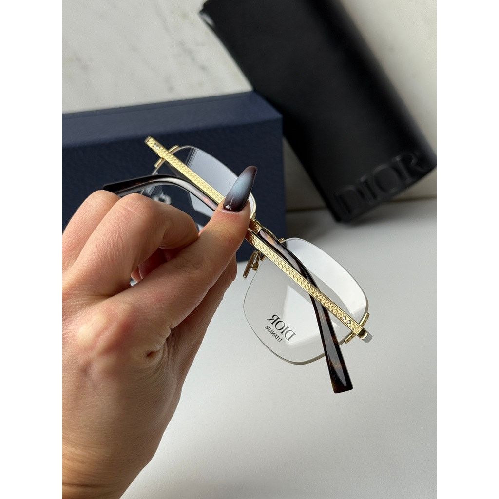Dior NEW Dior CD DiamondO S5U Rimless Titanium Eyeglasses Frames Size ONE SIZE - 8 Thumbnail