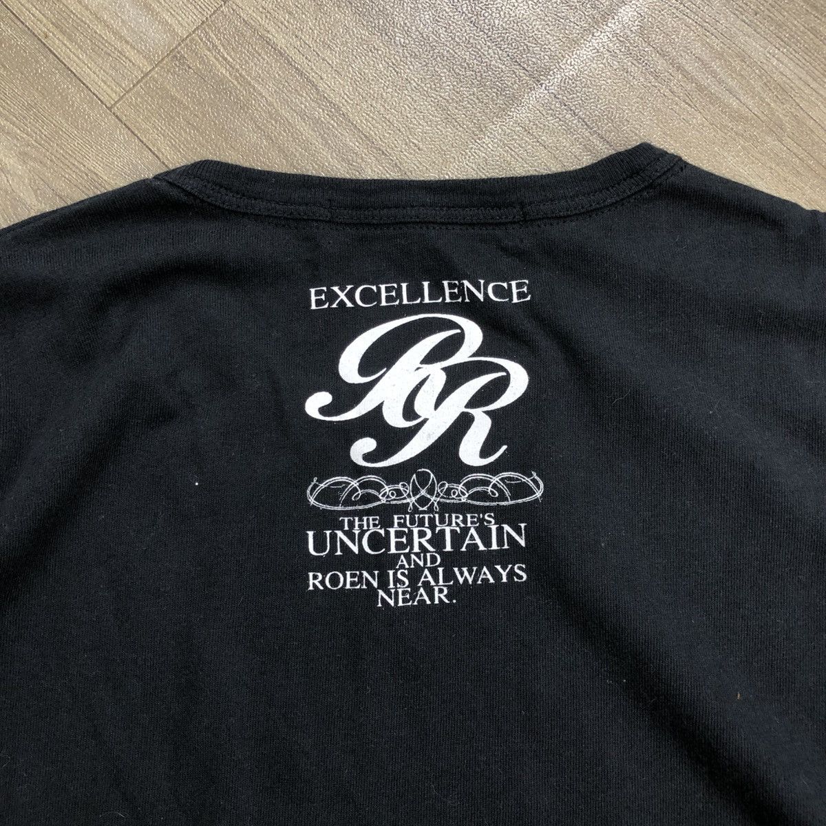 If Six Was Nine × Japanese Brand × Le Grande Bleu (L.G.B.) 2000s Rat Roen Poem Skull Grunge Lgb Striped LongSleeve Size US L / EU 52-54 / 3 - 9 Thumbnail
