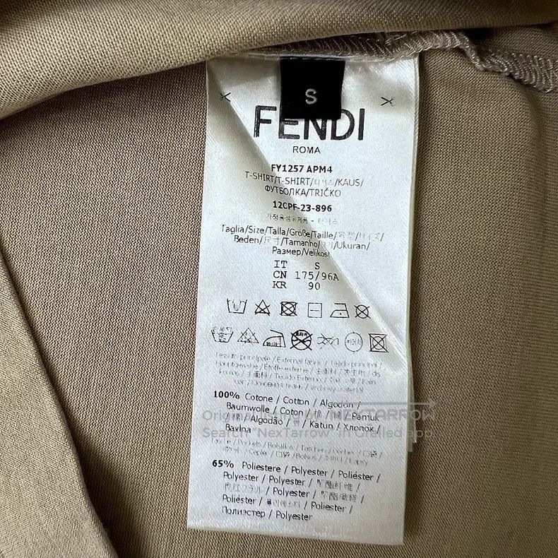 Fendi Fendi Monogram FF Zip Pocket Short Sleeve T-Shirt Size US S / EU 44-46 / 1 - 4 Thumbnail