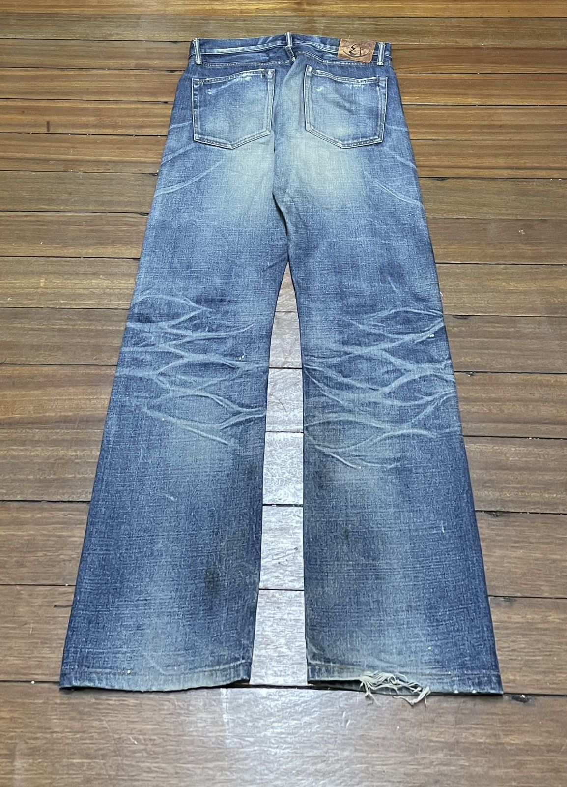 Eternal Very Rare Design Vintage Brand Eternal Ripped Jeans 1990s Size US 34 / EU 50 - 2 Thumbnail