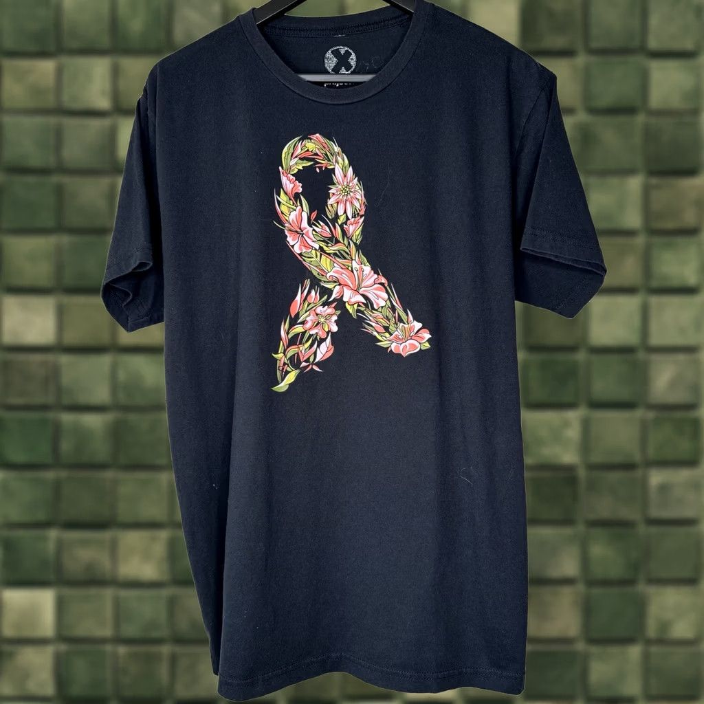 Y/Project Project X Breast Cancer Awareness Ribbon Floral Graphic T Shirt XL CrossFit Mens Size US XL / EU 56 / 4 - 1 Thumbnail