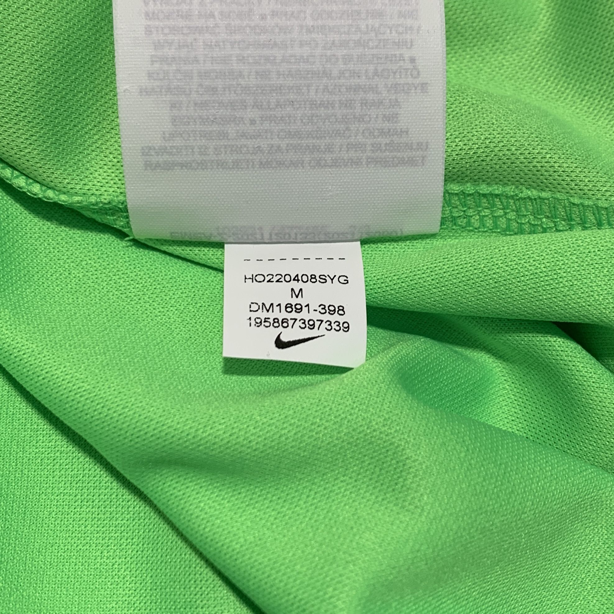 Nike Galatasaray Goalkeeper jersey 2022/23 DM1691-398 SIZE M Size US M / EU 48-50 / 2 - 8 Thumbnail