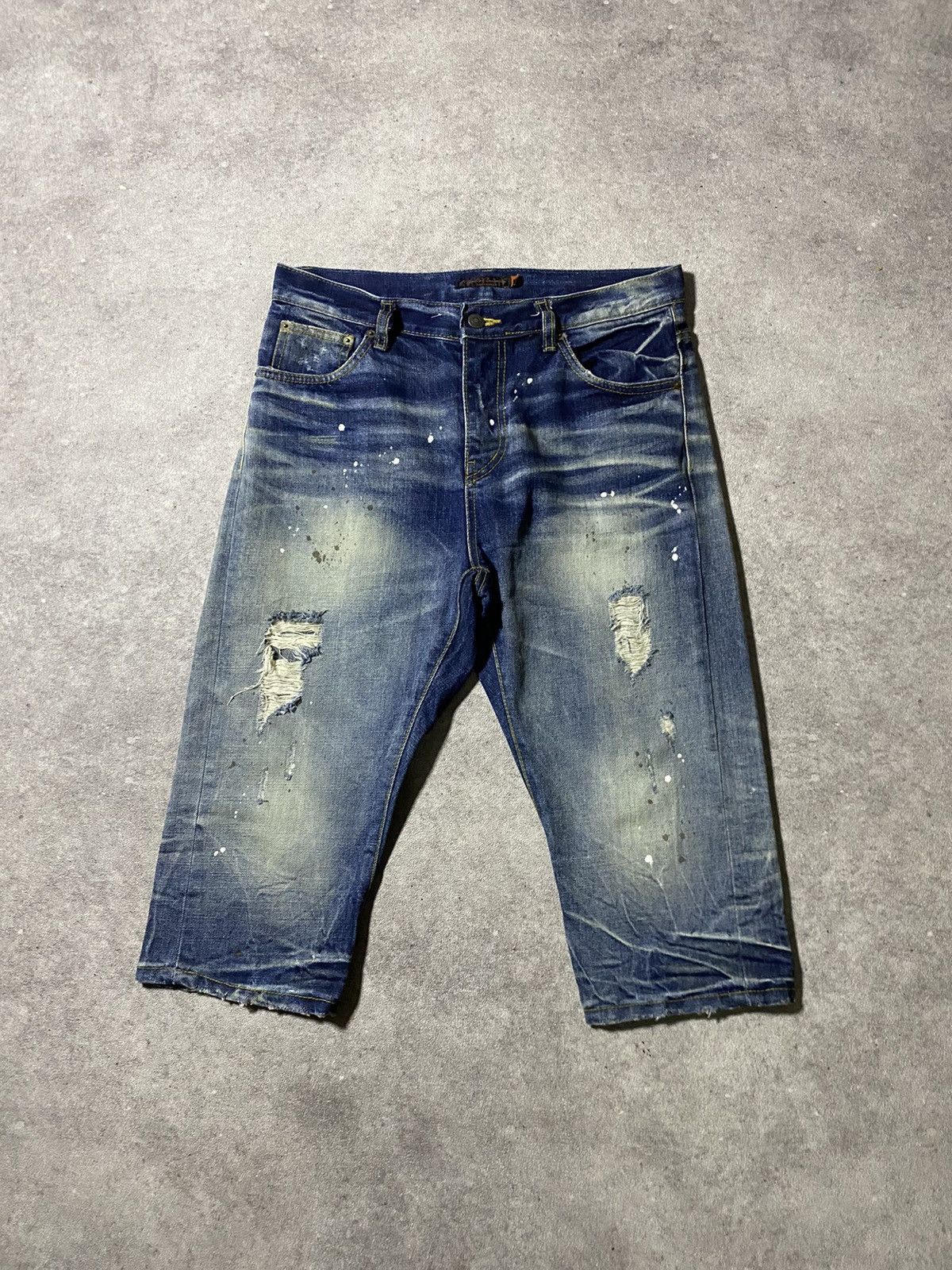 Undercover 2000s Undercoverism Distressed Paint Size US 30 / EU 46 - 1 Thumbnail