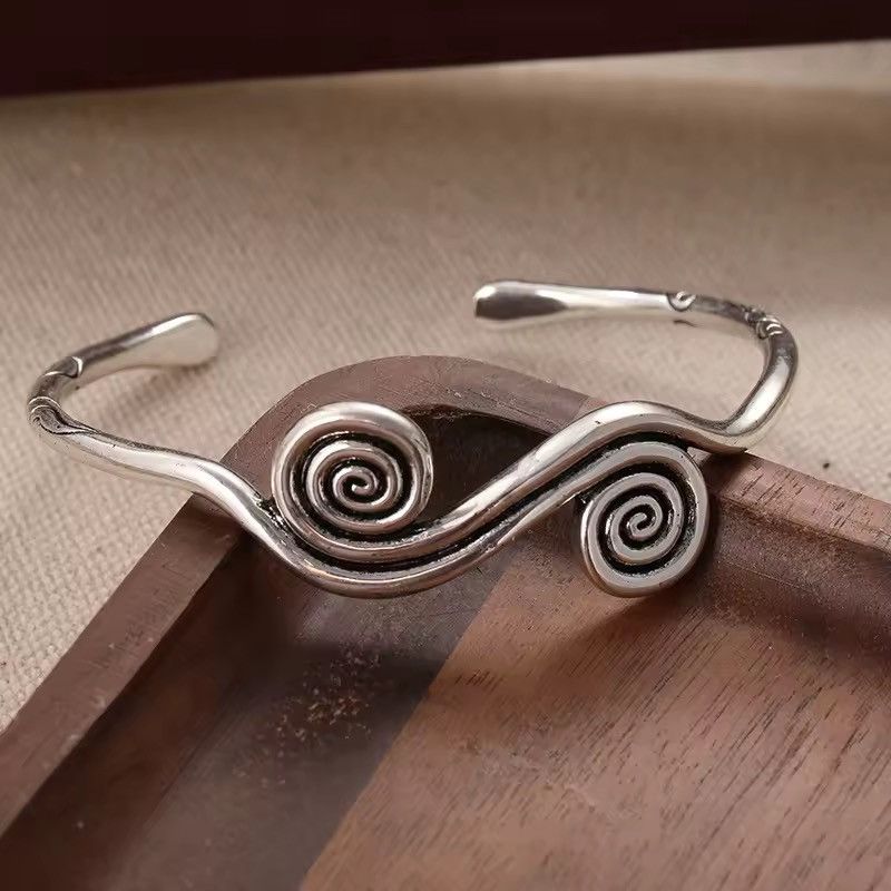 Jewelry Vintage Style Bohemian Ethnic Spirals Bracelet Size ONE SIZE - 3 Thumbnail