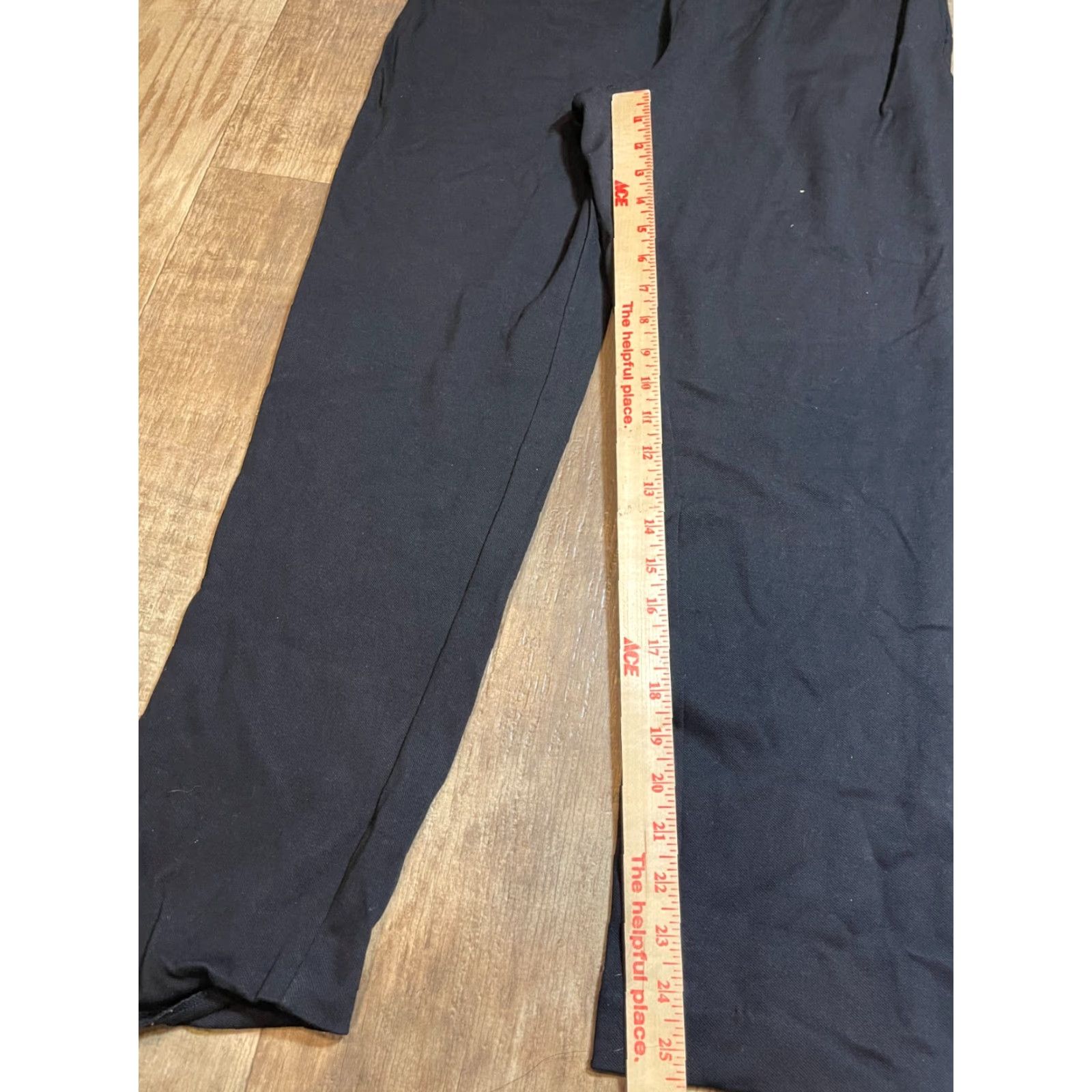 Ann Taylor Ann Taylor LOFT Pants Womens Large L Black Regular Flat Front Ankle Seasonal Black Size 36" / US 14 / IT 50 - 2 Thumbnail