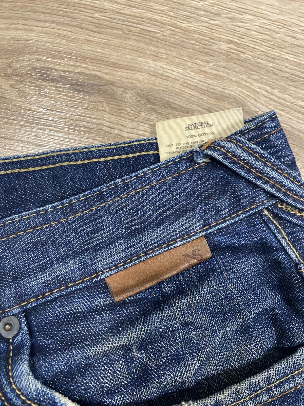 Natural Selection Natural Selection Selvage Denim Faded Jeans W34 L32 Size US 34 / EU 50 - 6 Thumbnail