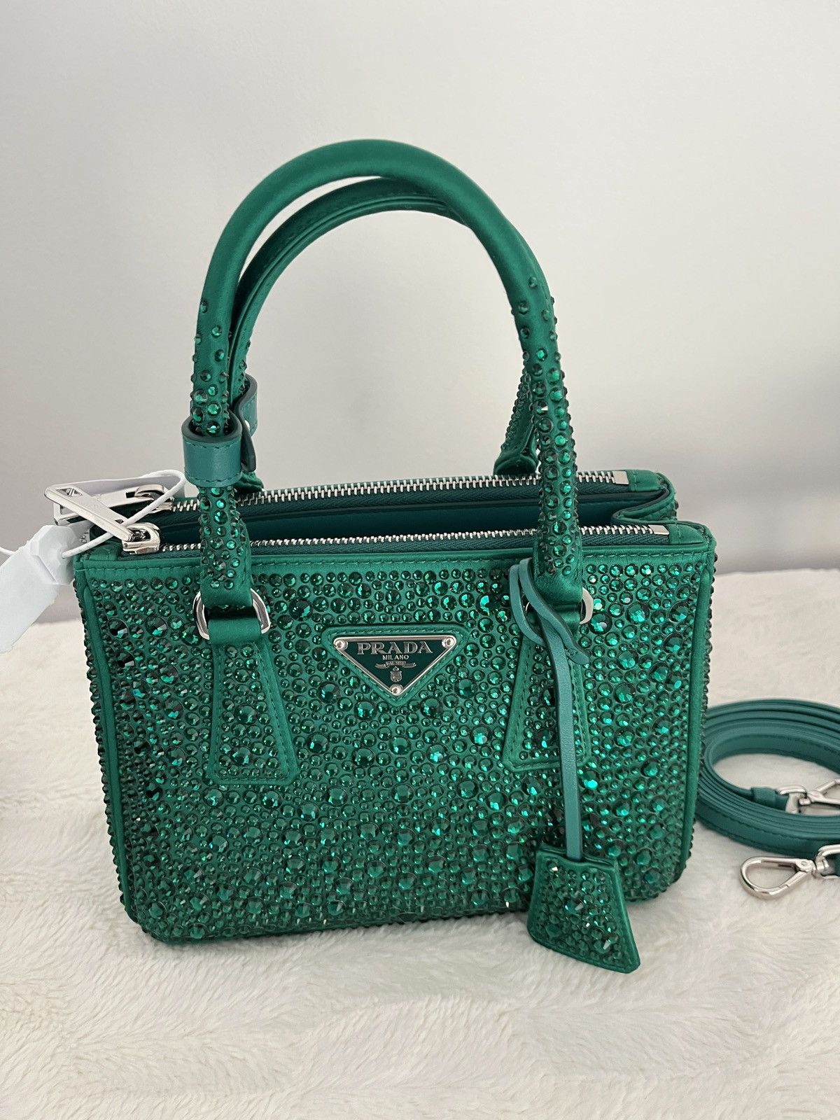 Prada Prada galleria crystal bag Size ONE SIZE - 4 Thumbnail