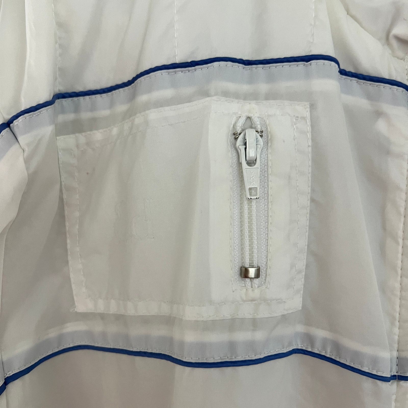 Vintage VTG Men's White Upstream Racing Division Jacket Size M 21x27 Size US M / EU 48-50 / 2 - 6 Thumbnail