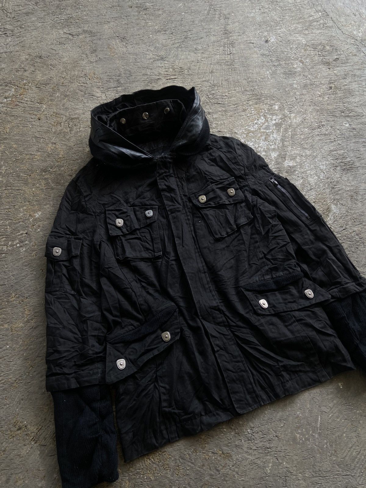 Le Grande Bleu (L.G.B.) 2000s Driving Roll - Cyber Apocalypse Lgb Style Bono Jacket Size US M / EU 48-50 / 2 - 2 Thumbnail