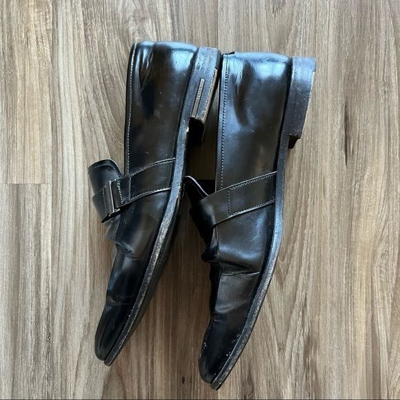 Prada PRADA Driving Loafer Logo Hardware Slip Moccasin Shoes Size US 9 / EU 42 - 3 Thumbnail