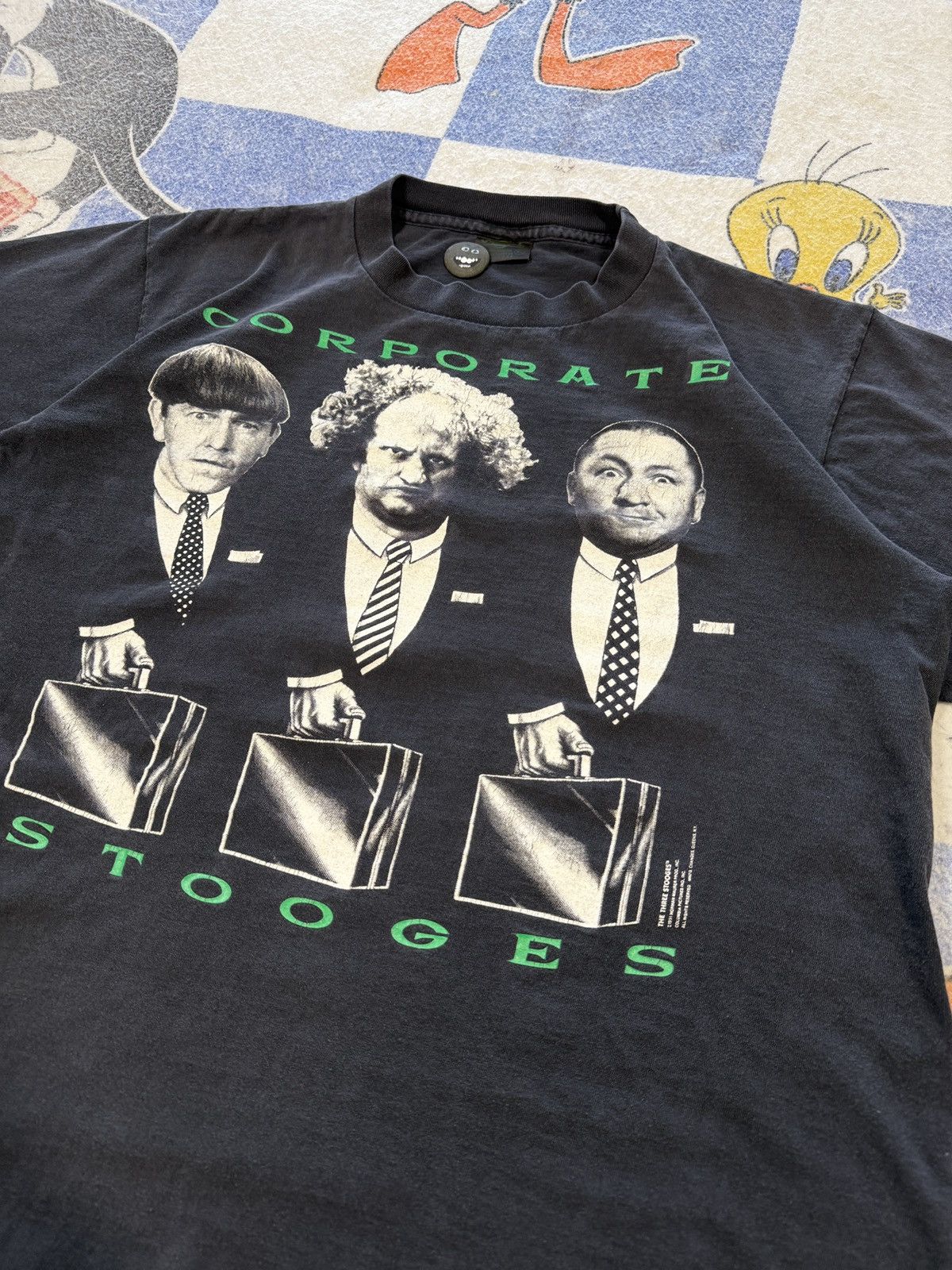 Changes Vintage three stooges “corporate stooges” tee Size US XL / EU 56 / 4 - 2 Thumbnail
