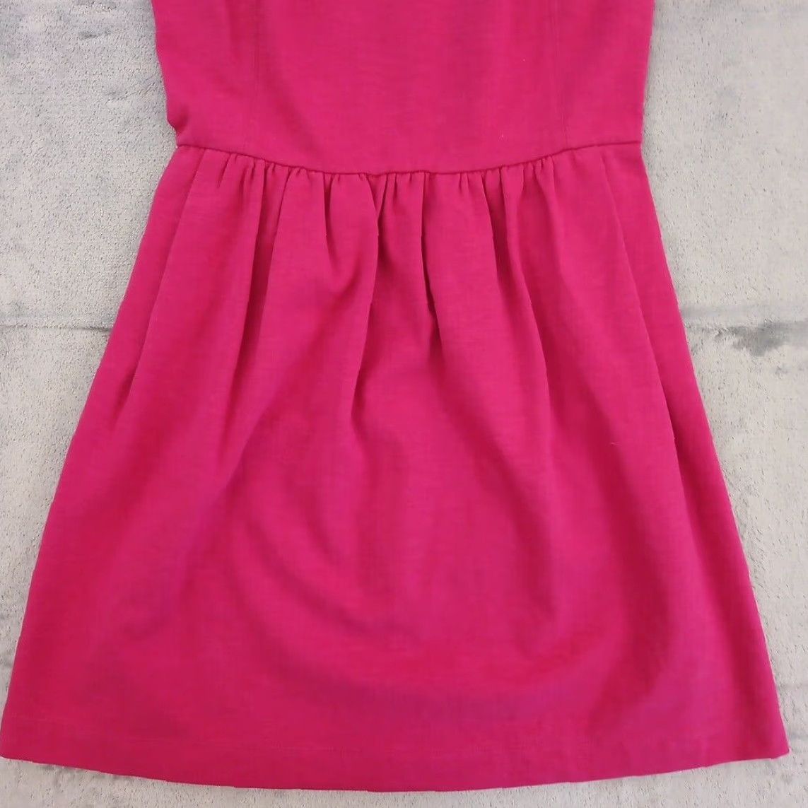 J.Crew J.CREW Dress Small Pink Knee Length Sleeveless Fit & Flare Women Regular Size S Size S / US 4 / IT 40 - 3 Thumbnail
