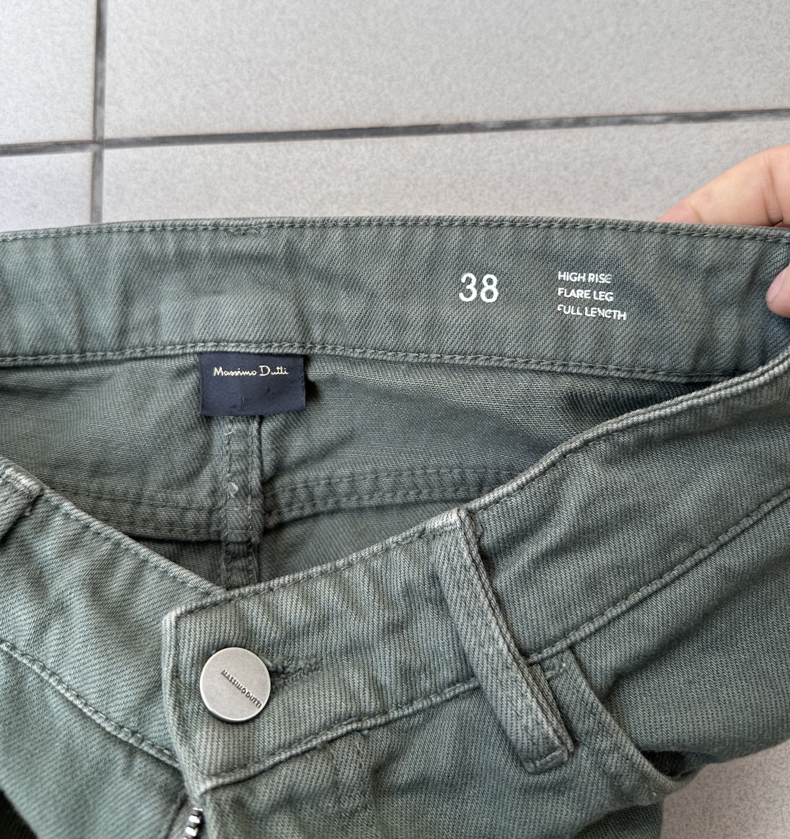 Massimo Dutti Massimo Dutti women flared pants military casual Size 27" / US 4 / IT 40 - 5 Thumbnail