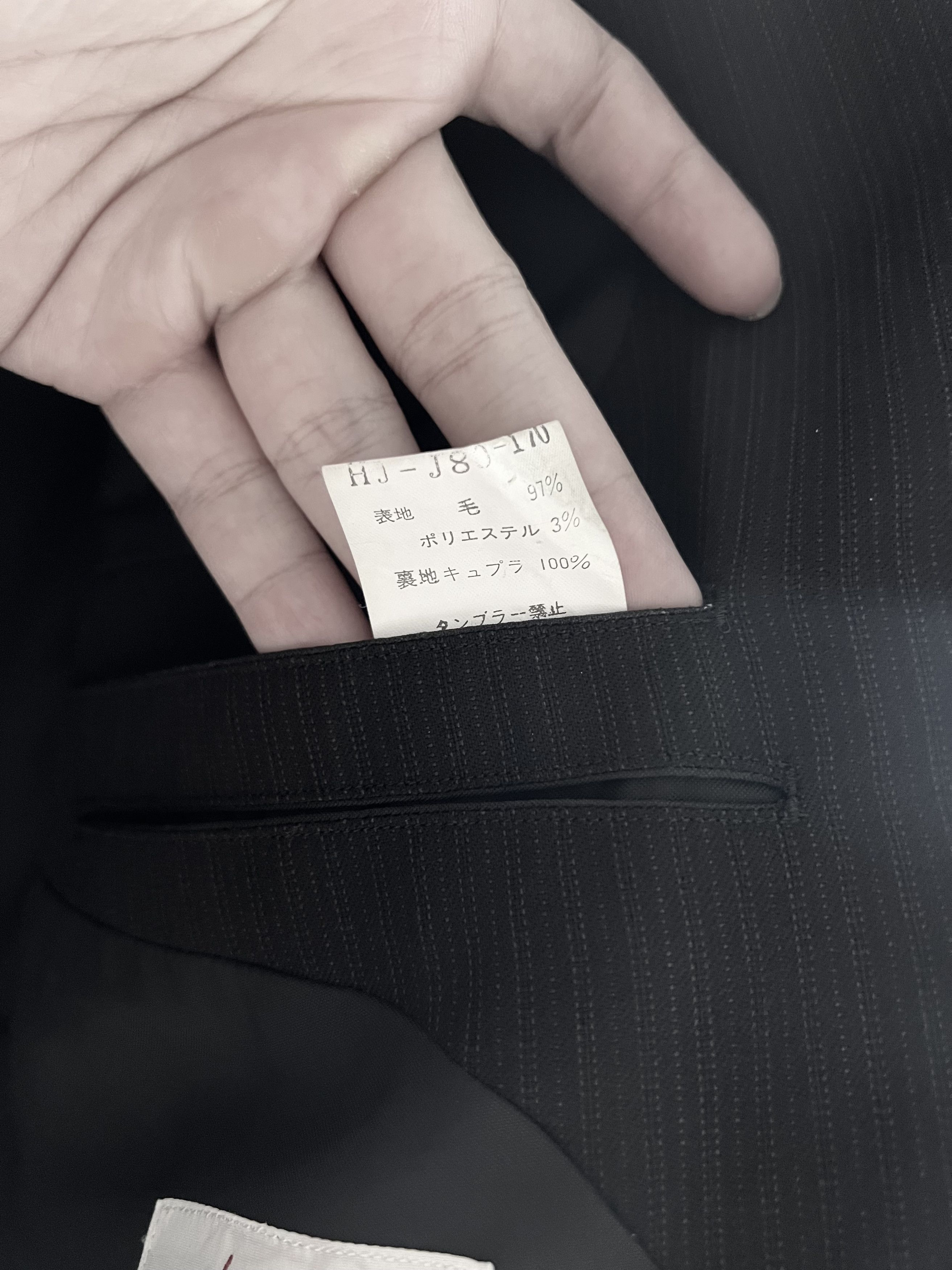 Yohji Yamamoto Yohji Yamamoto Pour Homme Costume D'Homme 3BS Jacket Blazer Size US XL / EU 56 / 4 - 9 Thumbnail