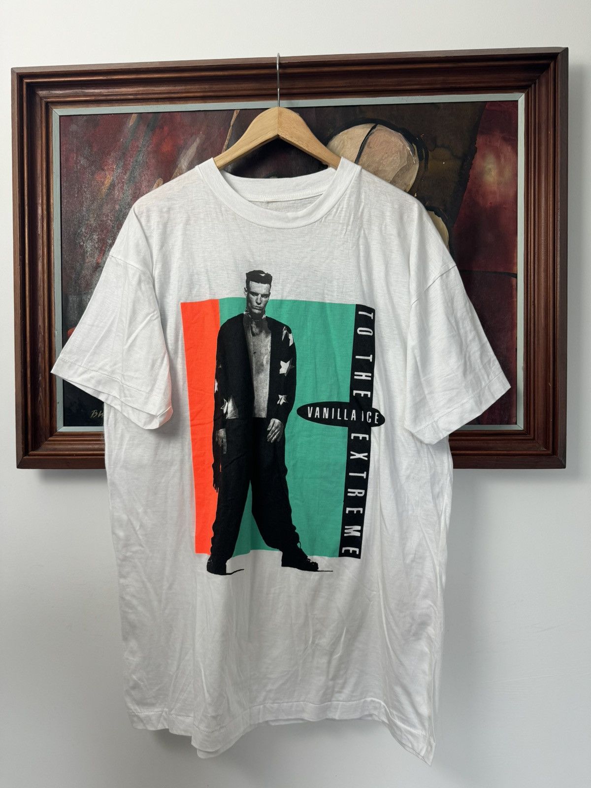 Rap Tees Vintage 90s Vanilla Ice Rap Hip Hop Tee Rare Streetwear Size US XL / EU 56 / 4 - 1 Thumbnail