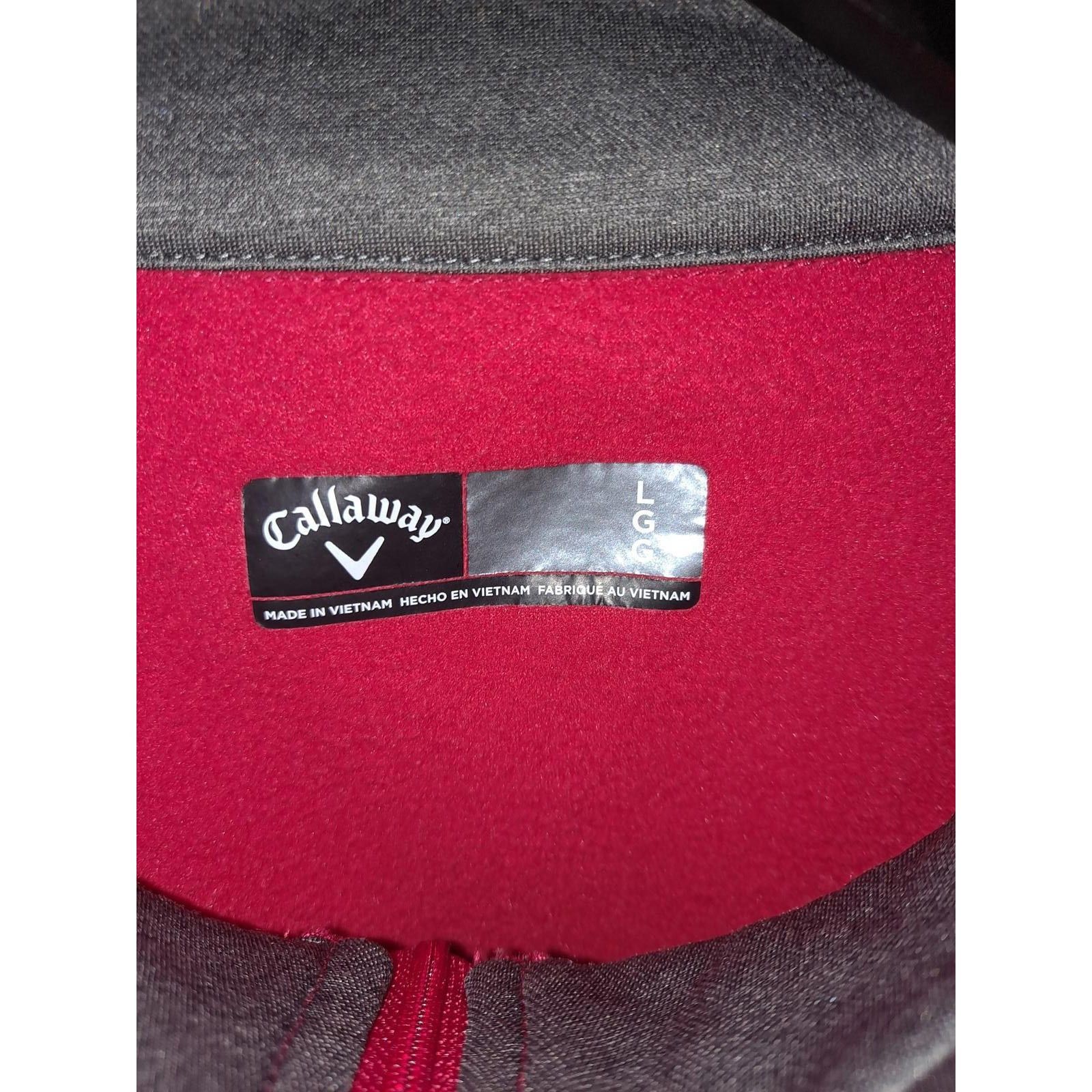 Callaway Callaway 1/4 Zip Red and Gray Sweatshirt Size Large Size US L / EU 52-54 / 3 - 4 Thumbnail