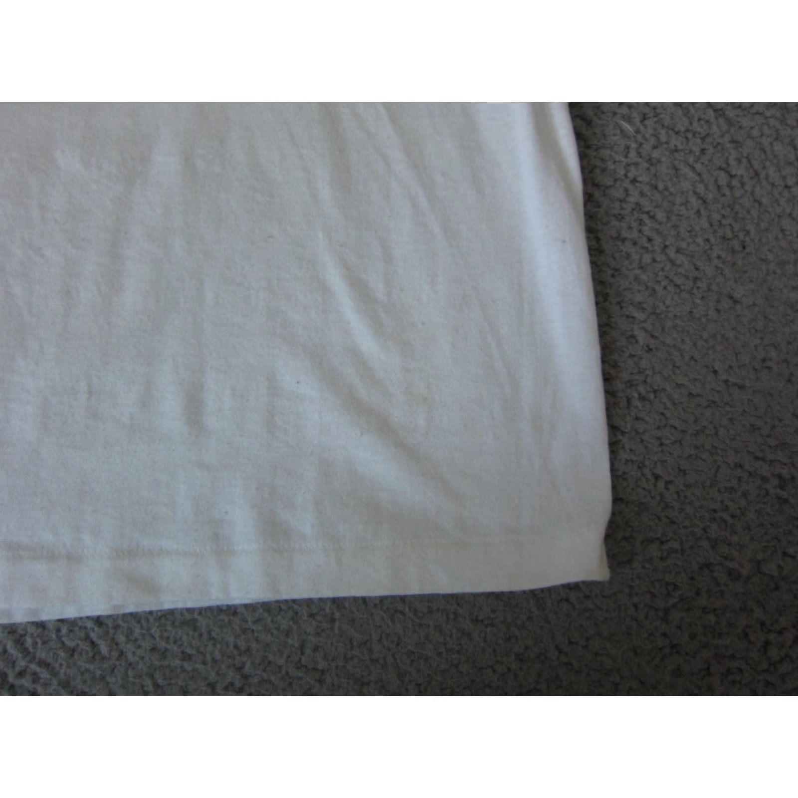 Hanes VINTAGE Hanes Shirt XL White Mens T-Shirt Short Sleeve Crew Neck 90s USA Made in USA Size US XL / EU 56 / 4 - 6 Thumbnail