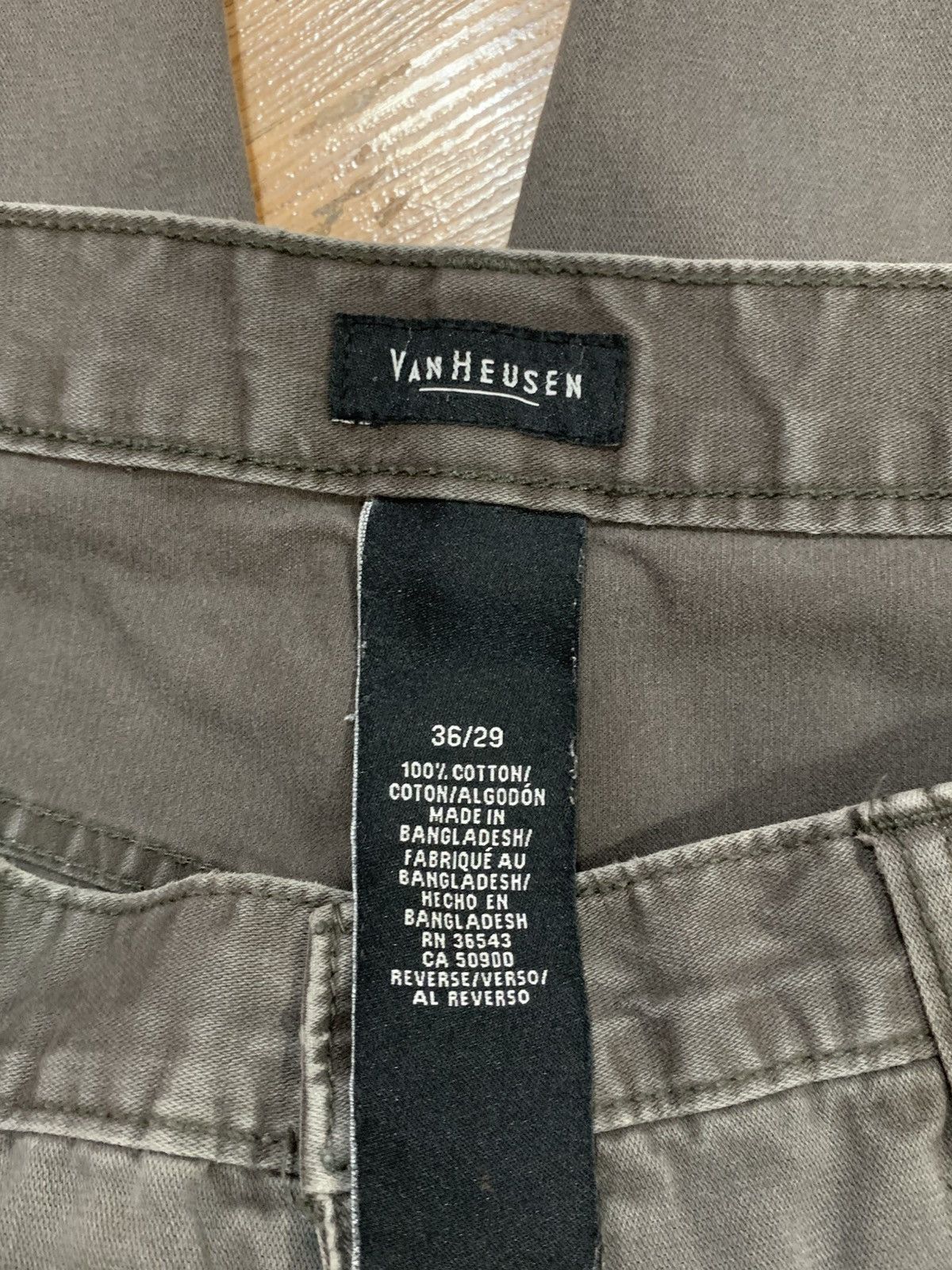 Van Heusen × Vintage 36x29- Van Heusen 5-Pocket Faded Baggy Jean Pants (Grey) Size US 36 / EU 52 - 20 Thumbnail