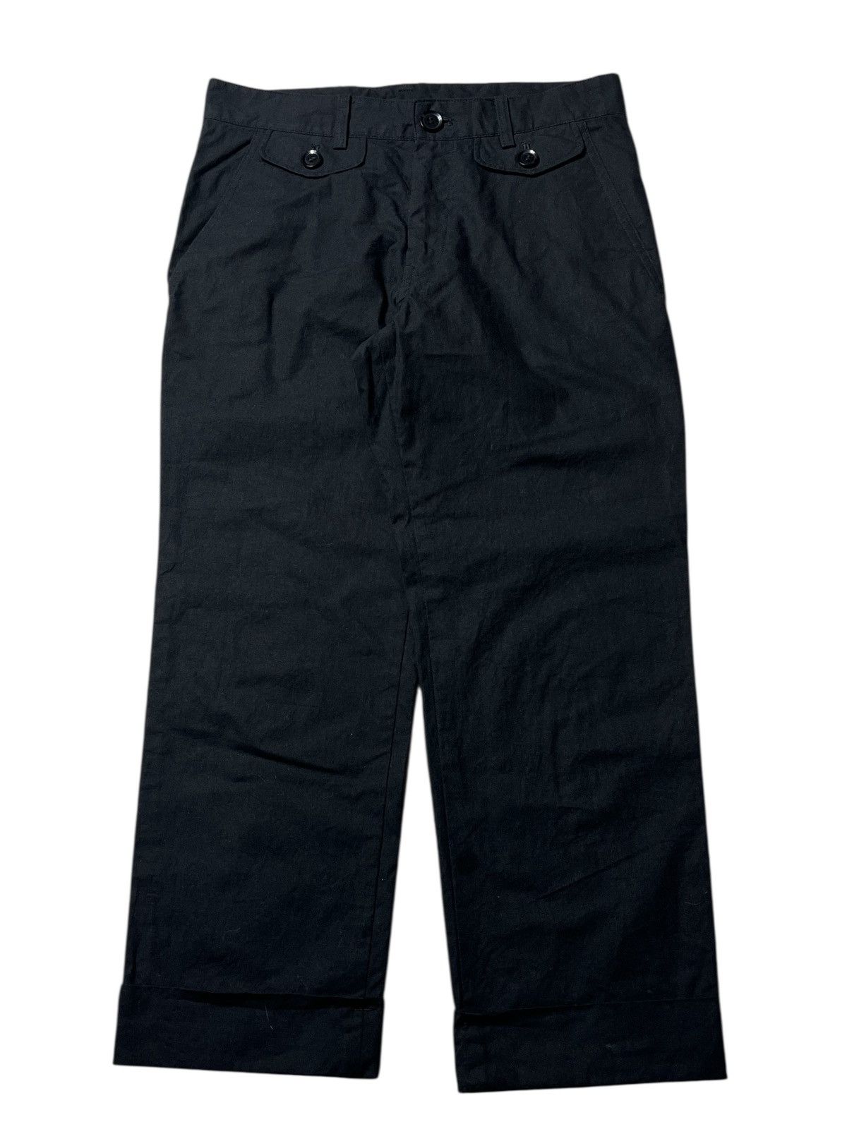 Yohji Yamamoto Y's Yohjiyamamoto Wideleg Cropped Pants | Grailed