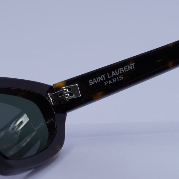 Saint Laurent Paris Saint Laurent SL634 NOVA 002 Sunglasses Dark Havana Cat Eye Size ONE SIZE - 8 Thumbnail