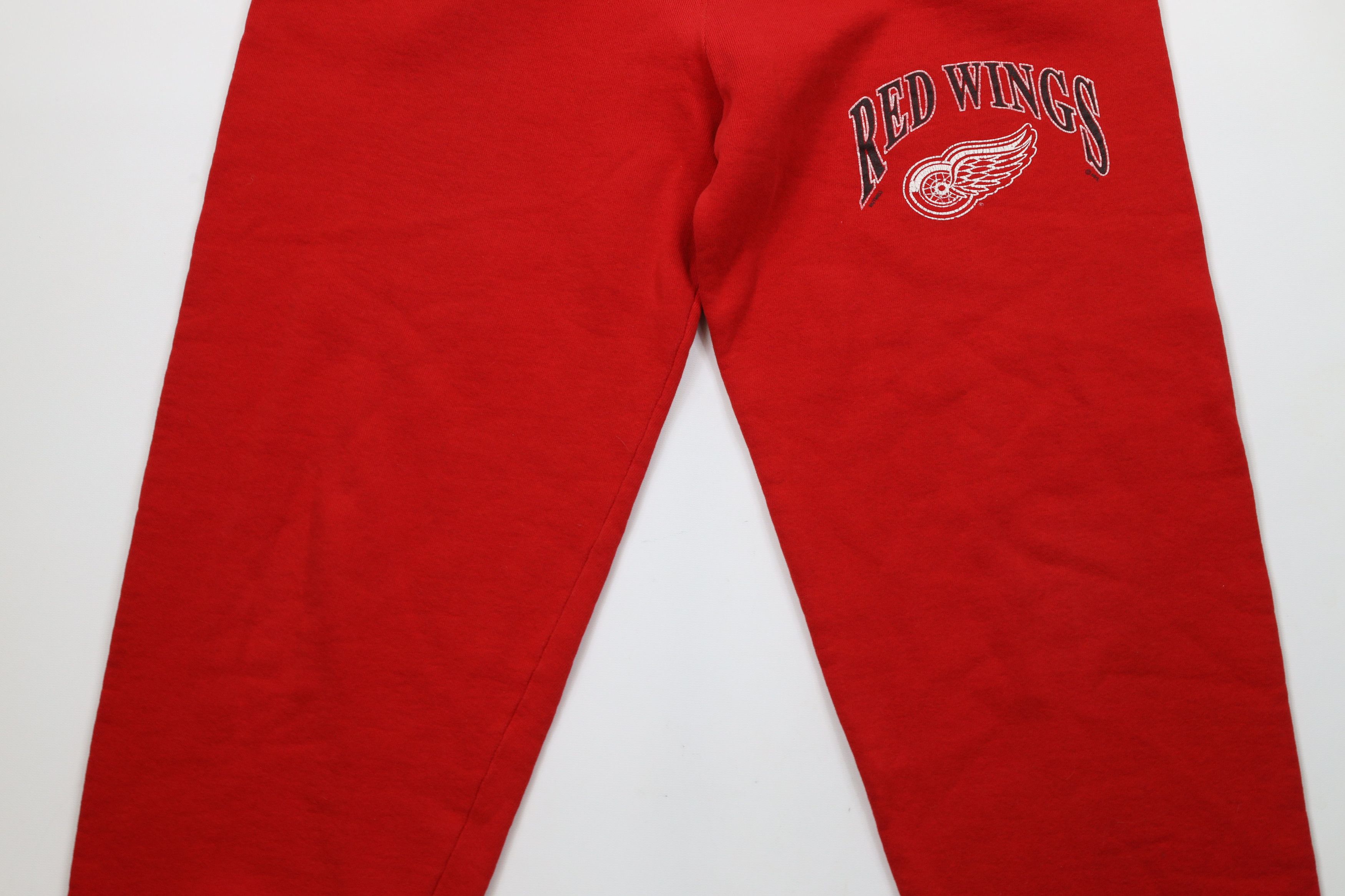 Vintage Vintage 90s Detroit Red Wings Hockey Sweatpants Joggers USA Size US 34 / EU 50 - 3 Thumbnail