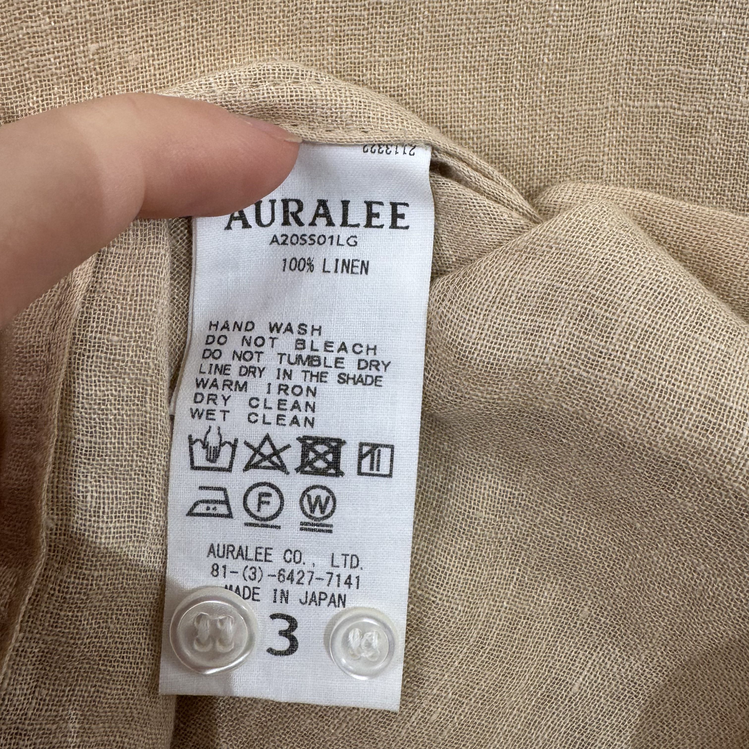 Auralee Auralee Linen One-Pocket Shirt Size US L / EU 52-54 / 3 - 8 Thumbnail
