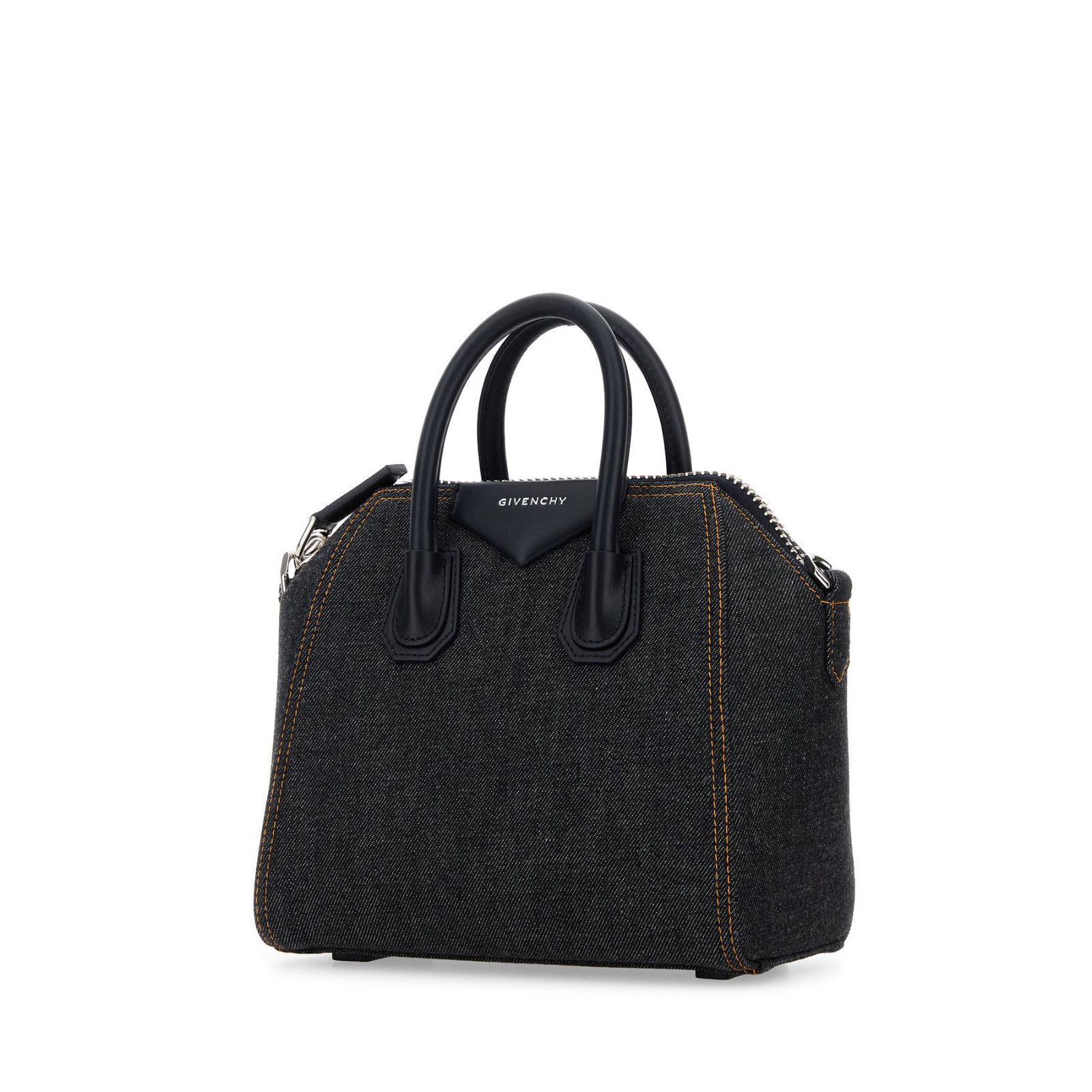 Givenchy GIVENCHY Mini Antigona Blue Denim Handbag New And Authentic Size ONE SIZE - 2 Thumbnail