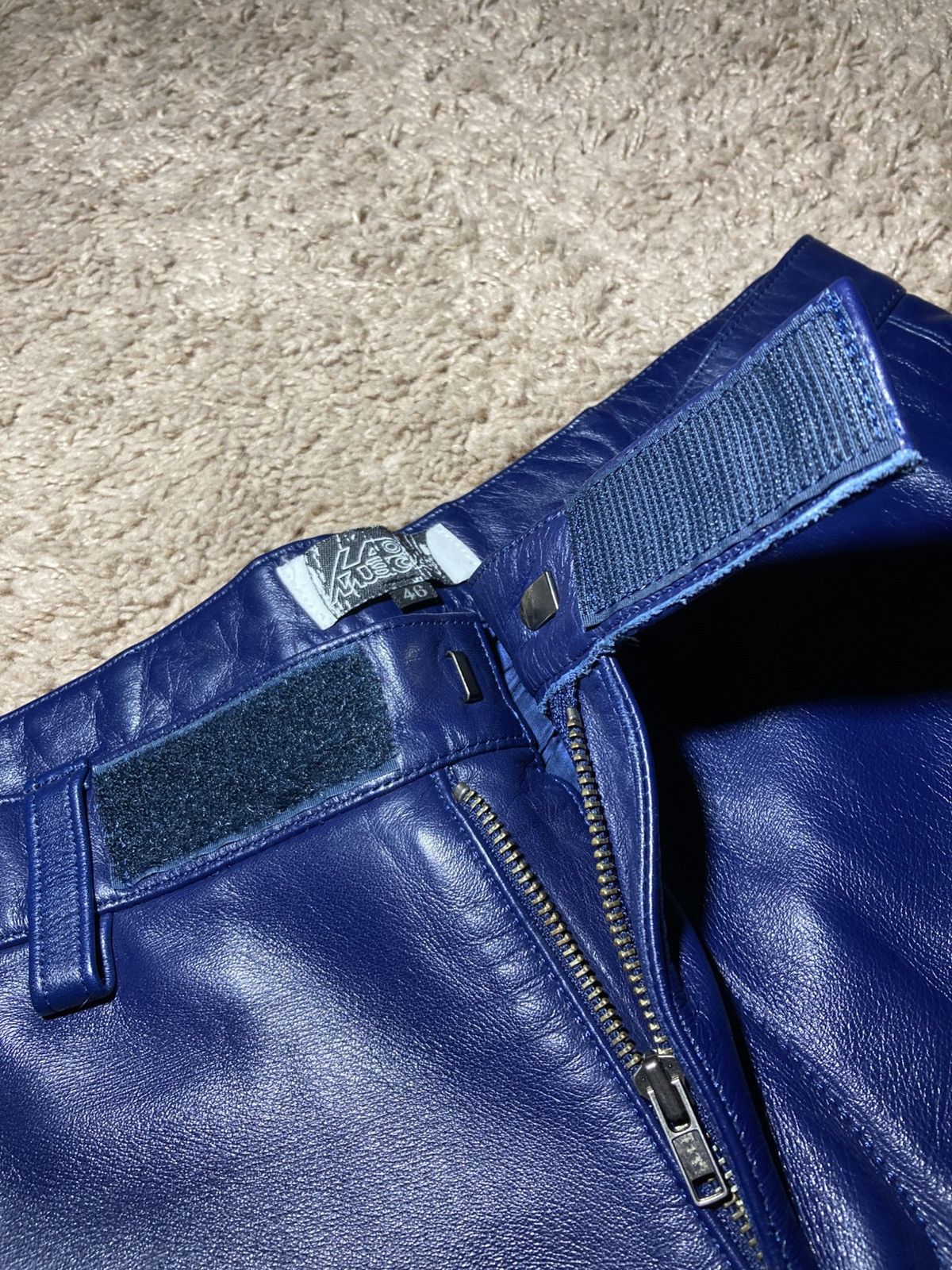 Lad Musician AW98 Lad Musician Leather Panel Jeans 90s 1998 Japanese 48 Size US 32 / EU 48 - 9 Thumbnail