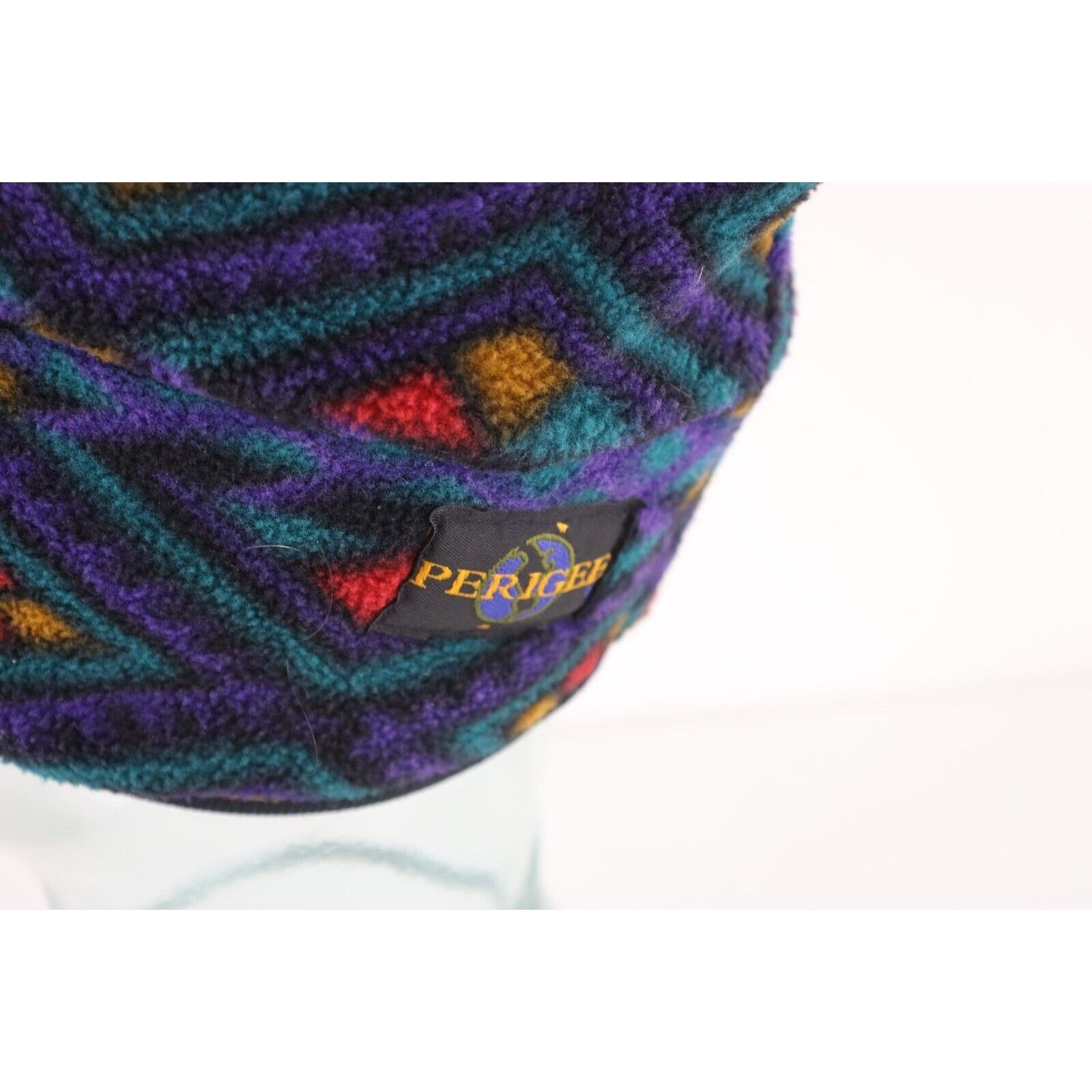 Vintage Vintage 90s Streetwear Rainbow Geometric Winter Beanie Size ONE SIZE - 3 Thumbnail