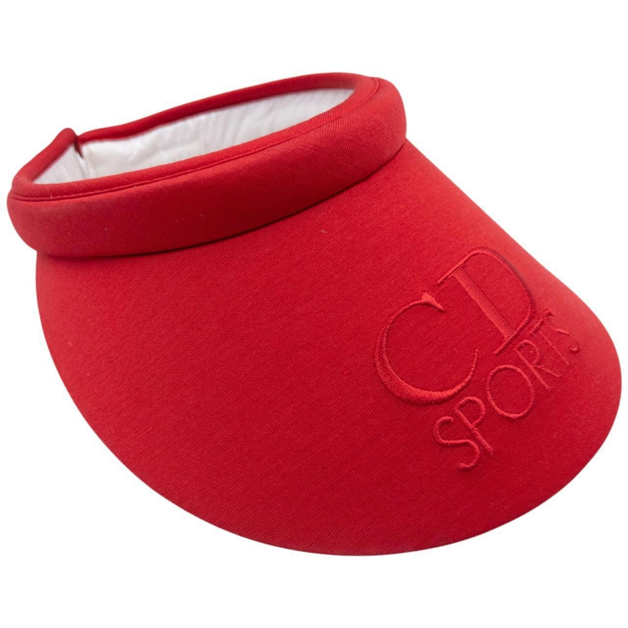 Dior Vintage Dior Sports Embroidered Headband Visor Hat Size ONE SIZE - 1 Thumbnail