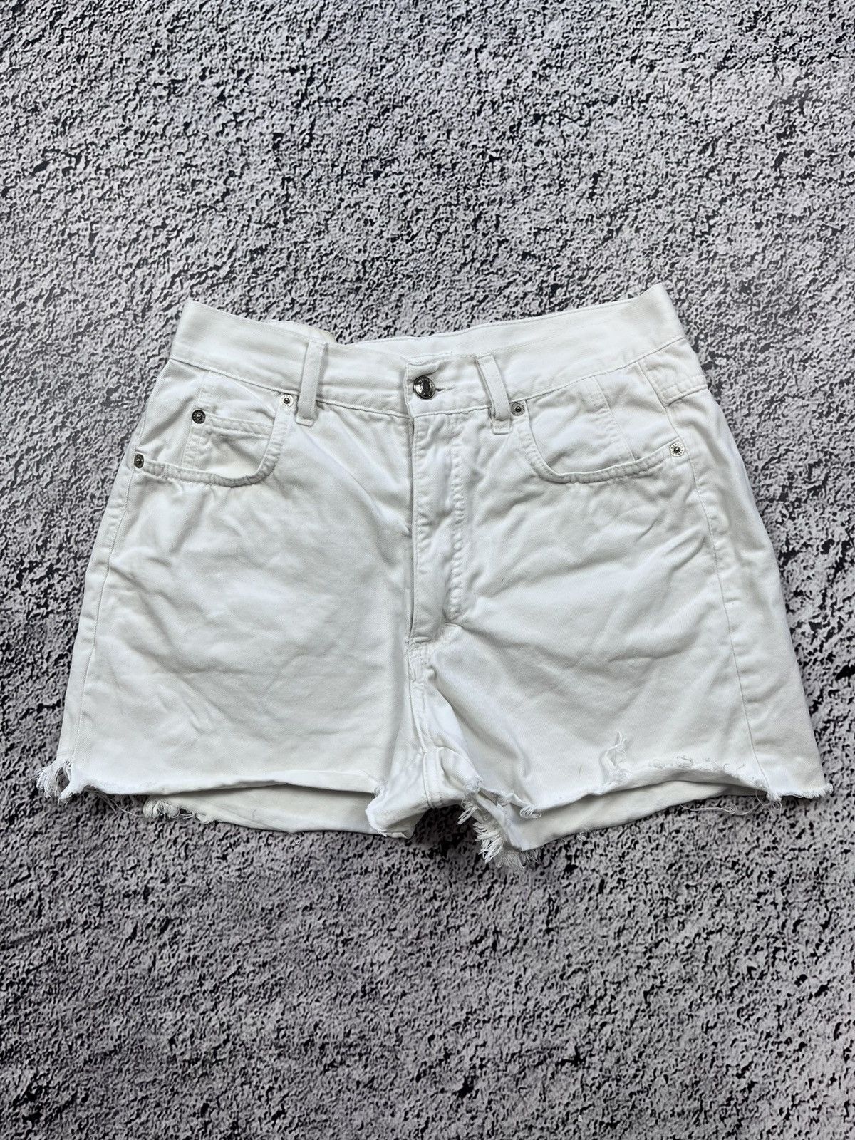 Jil Sander Vintage Y2K Jil Sander crop denim shorts size 40 Size 27" / US 4 / IT 40 - 1 Thumbnail