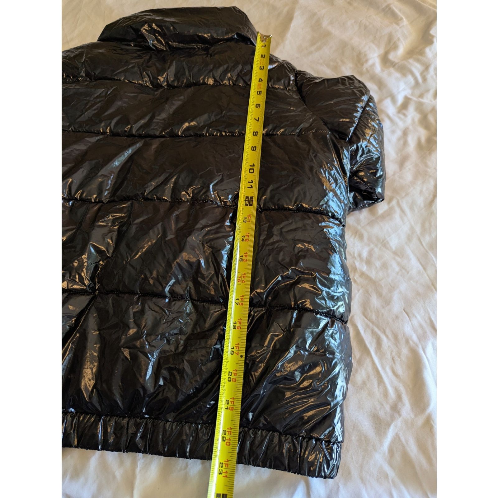 DKNY DKNY Sport Shiny Wet Look Puffer Jacket Size Large Women's Size L / US 10 / IT 46 - 6 Thumbnail