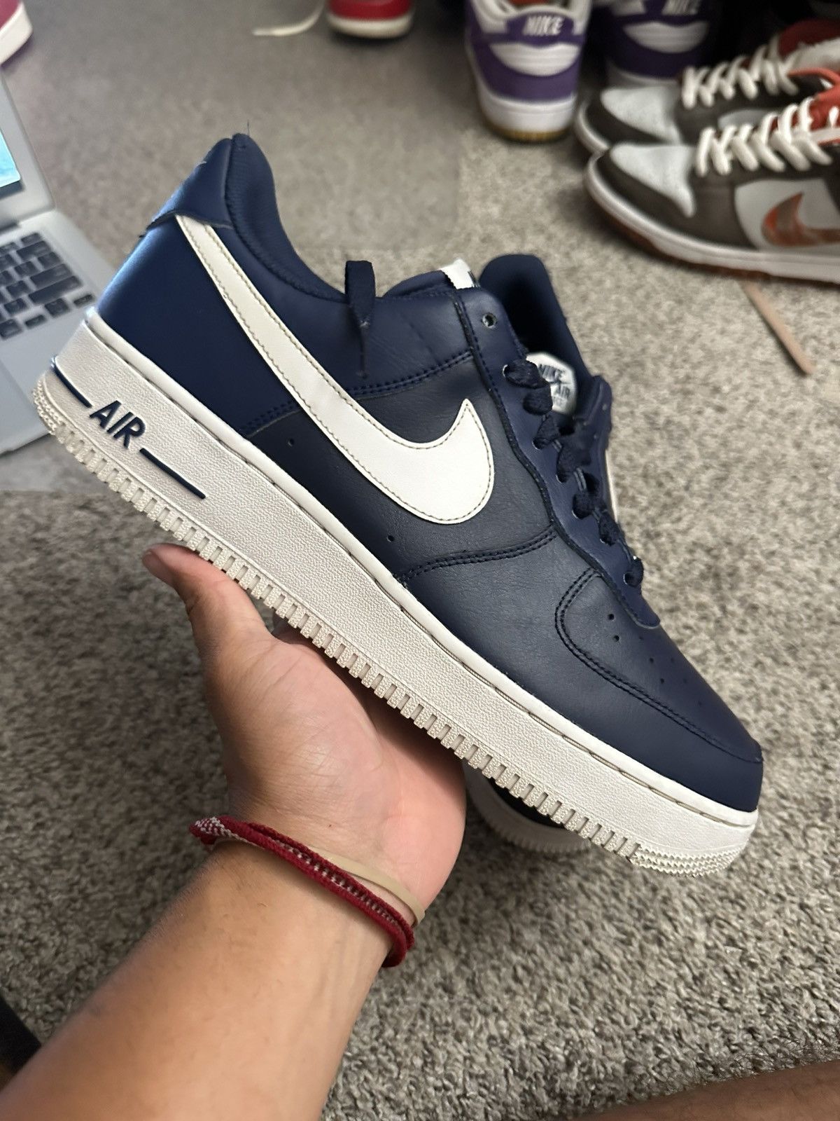 Nike Nike air force 1 obsidian blue white navy - size 11 Size US 11 / EU 44 - 1 Thumbnail