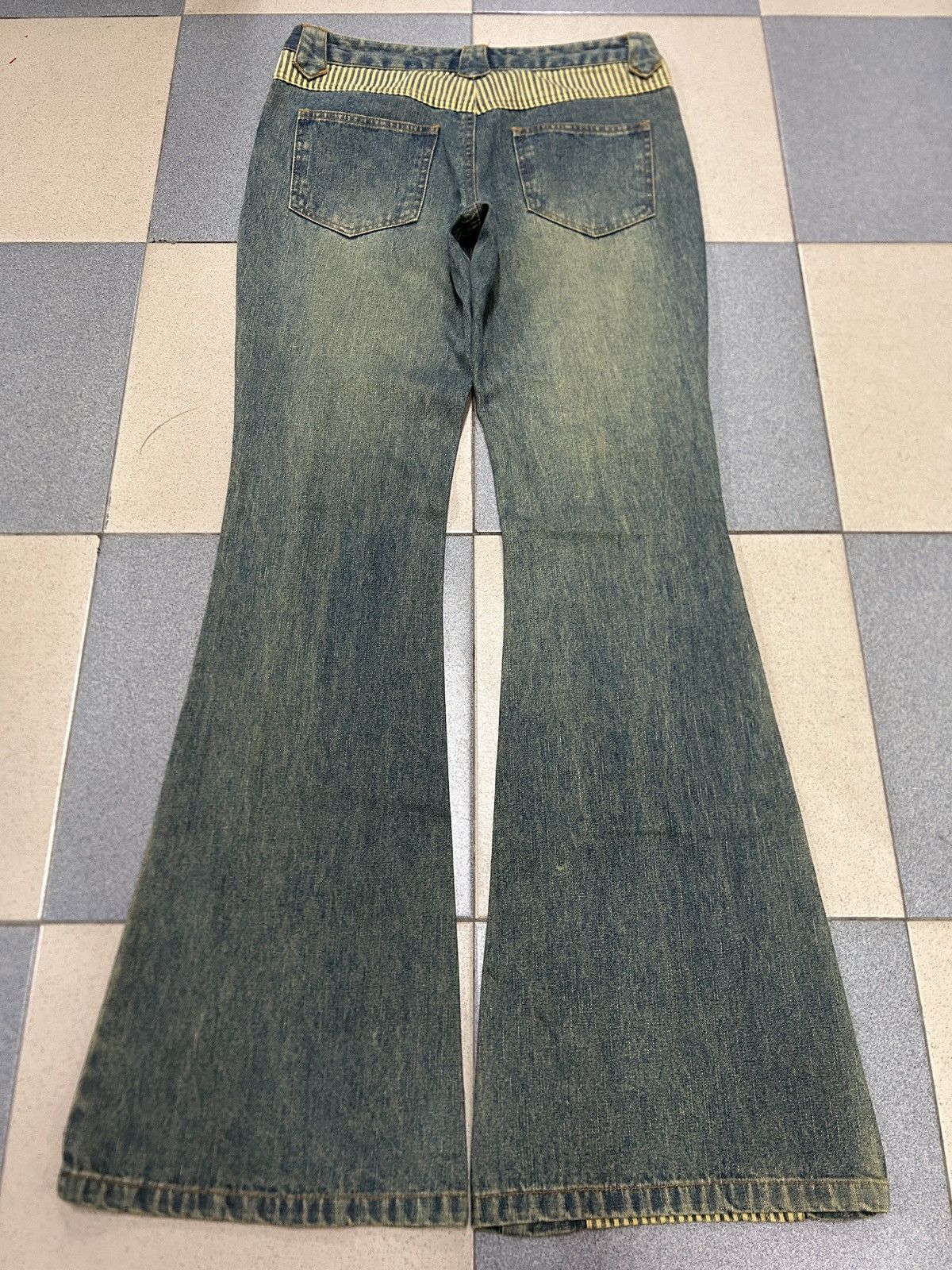 Japanese Brand Vintage Japanese Brand Flared Laces Up Jeans Size US 28 / EU 44 - 3 Thumbnail