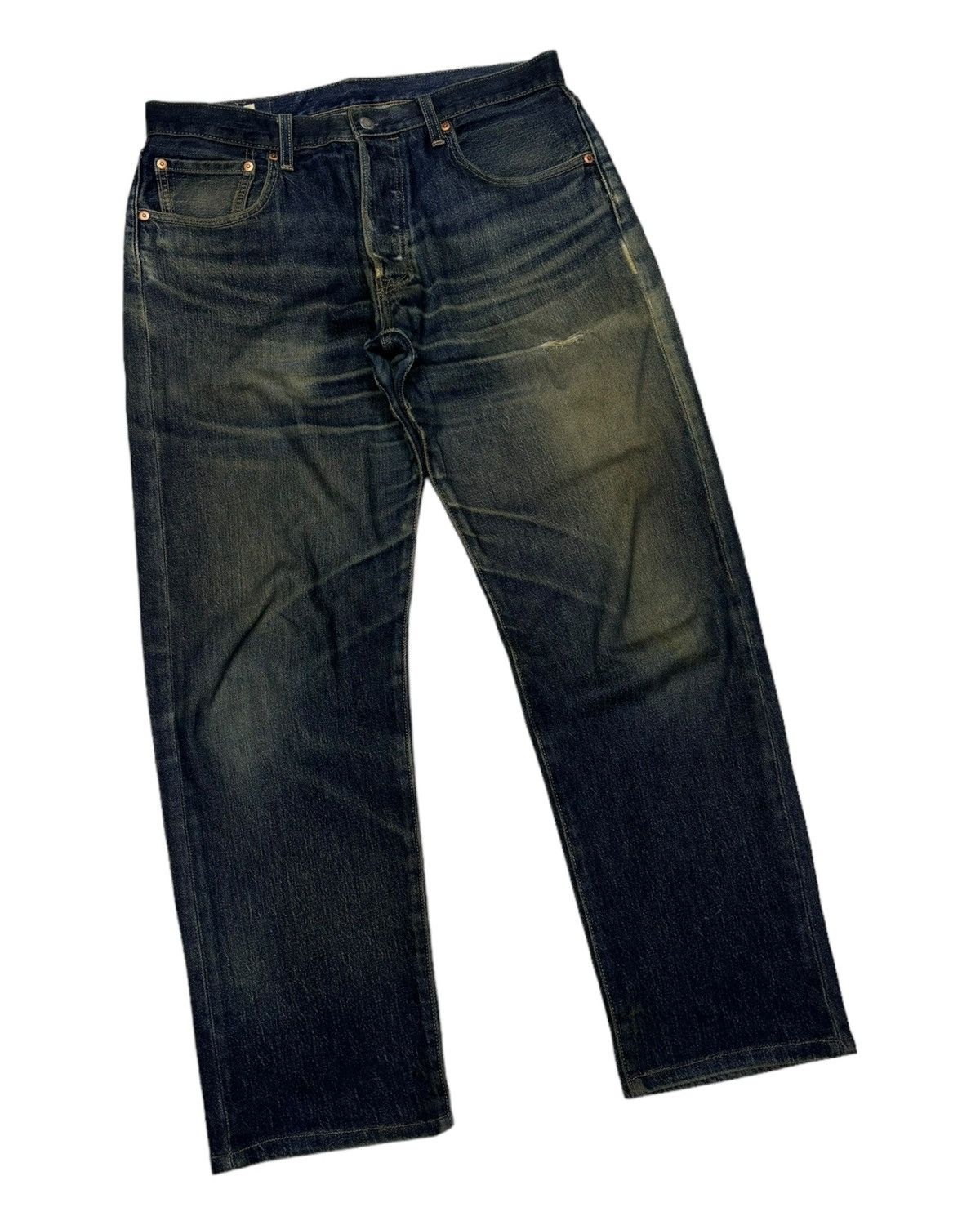 Levi's × Levi's Vintage Clothing × Vintage 🔥VINTAGE LEVIS 501 ‘93 BIG E DISTRESSED DENIM JEANS Size US 32 / EU 48 - 5 Thumbnail