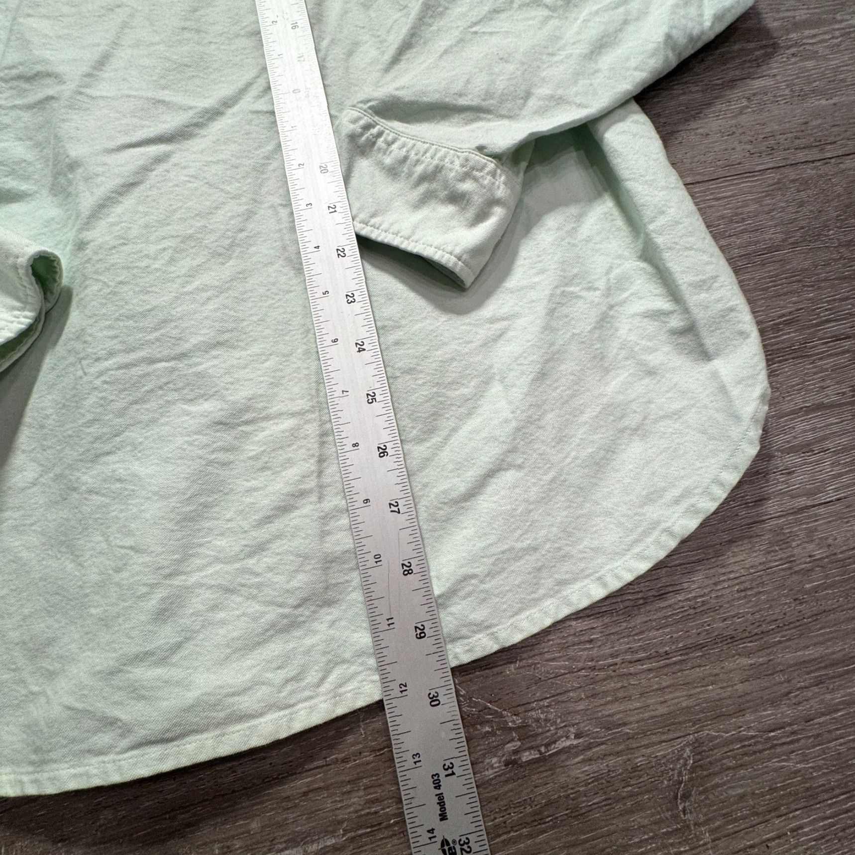Abercrombie & Fitch Abercrombie & Fitch Shirt Mens XL Green Button Long Sleeve Vintage Preppy Casual Shirt Size US XL / EU 56 / 4 - 7 Thumbnail