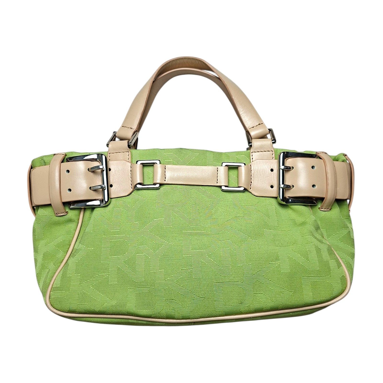 DKNY DKNY Y2K Lime Green Monogram Buckle Bag Size ONE SIZE - 2 Thumbnail
