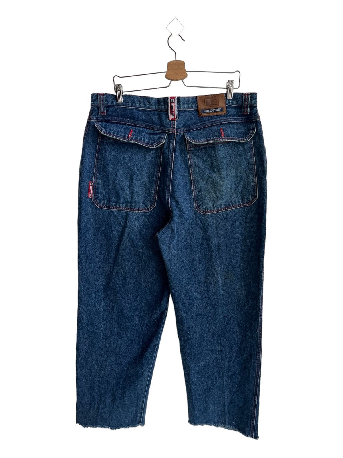 Fubu × JNCO Y2K JNCO Style Culture Big Pockets Baggy HipHop Jeans Denim Size US 38 / EU 54 - 3 Thumbnail