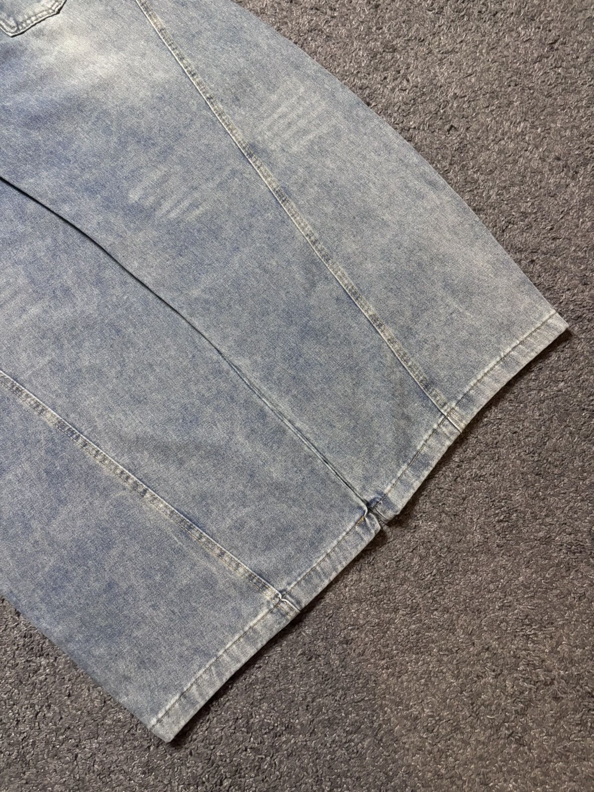 Jean Vintage wide leg rare parachute balloon baggy blue jeans Size US 34 / EU 50 - 18 Thumbnail
