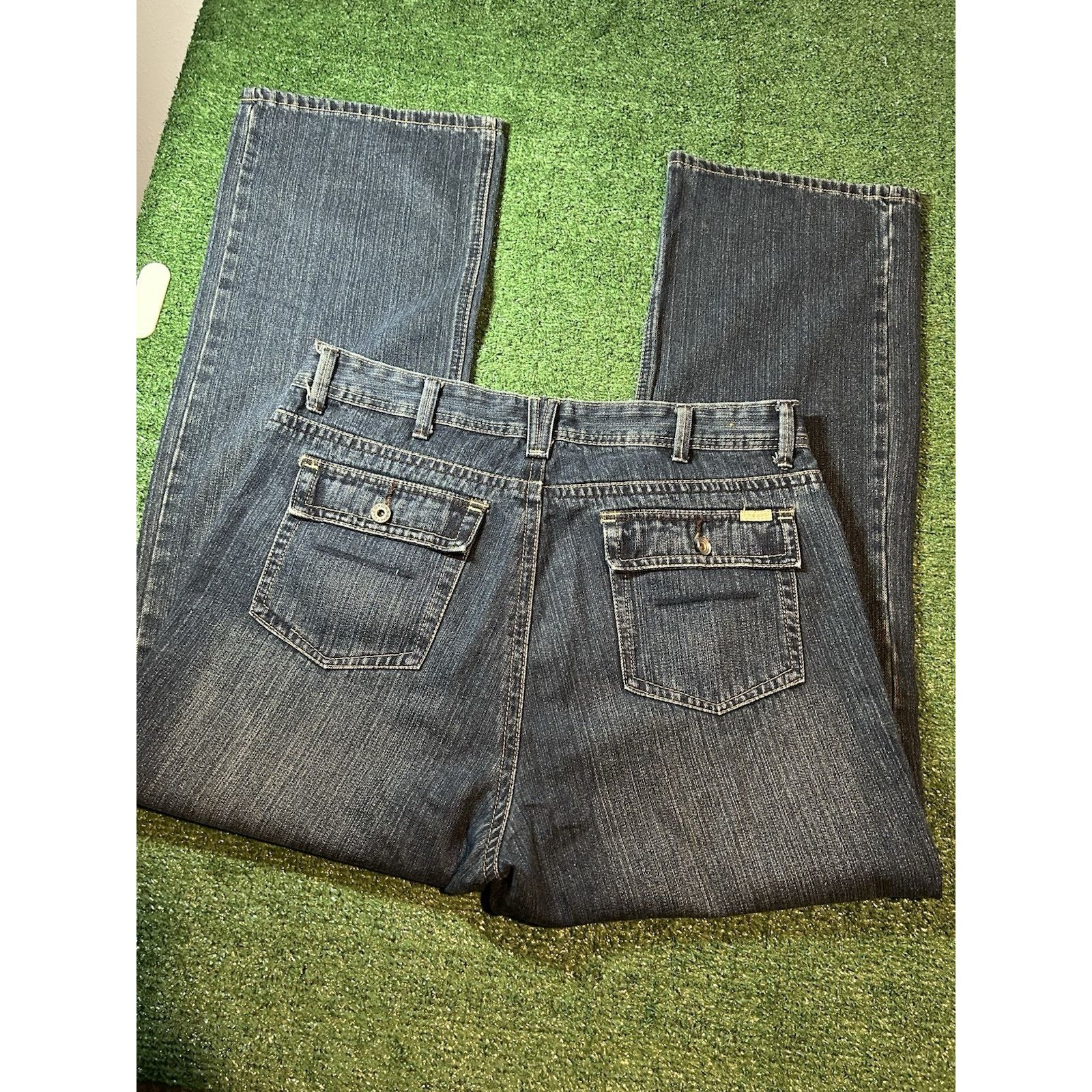 Oleg Cassini Y2K Oleg Cassini Denim Wide Leg Relaxed Fit Men’s 36x32 Size US 36 / EU 52 - 2 Thumbnail