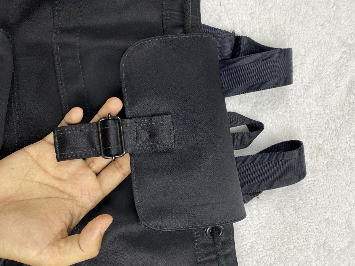 Yohji Yamamoto Y’saacs Pour Homme YOHJI YAMAMOTO Signature Nylon Backpack Size ONE SIZE - 12 Thumbnail