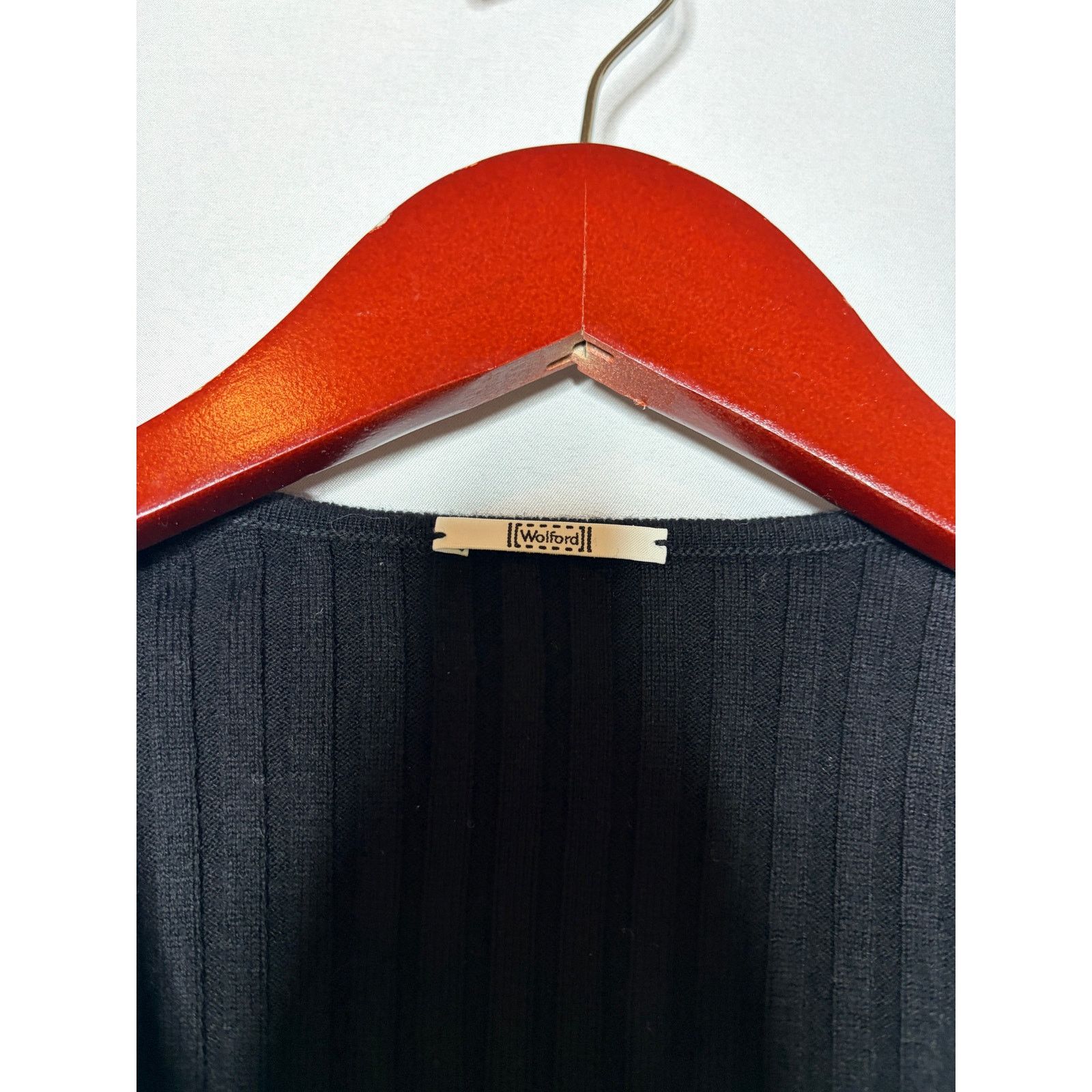 Wolford Wolford Round neck ribbed wool blend dress in black Sz XS Size XS / US 0-2 / IT 36-38 - 6 Thumbnail