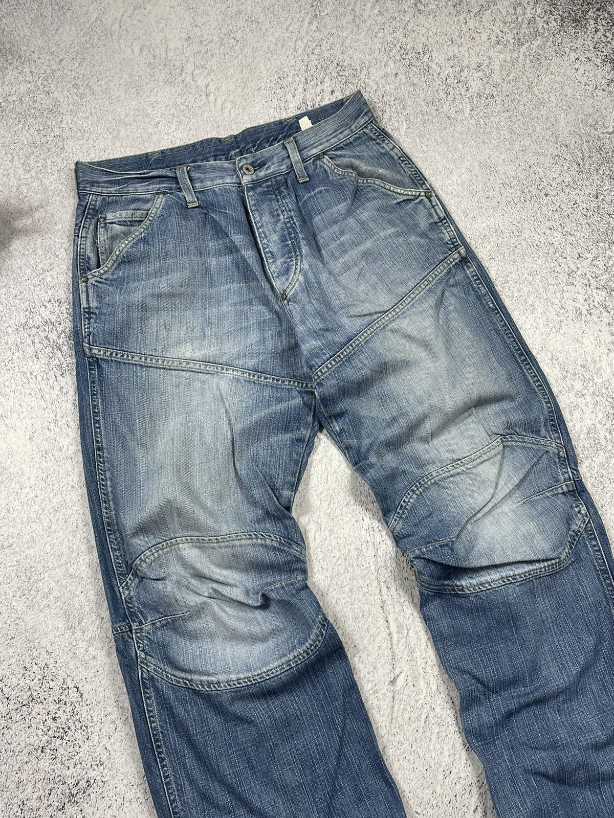 G-Star × Vintage Vintage G-Star Raw Faded Denim Jeans Size US 32 / EU 48 - 8 Thumbnail