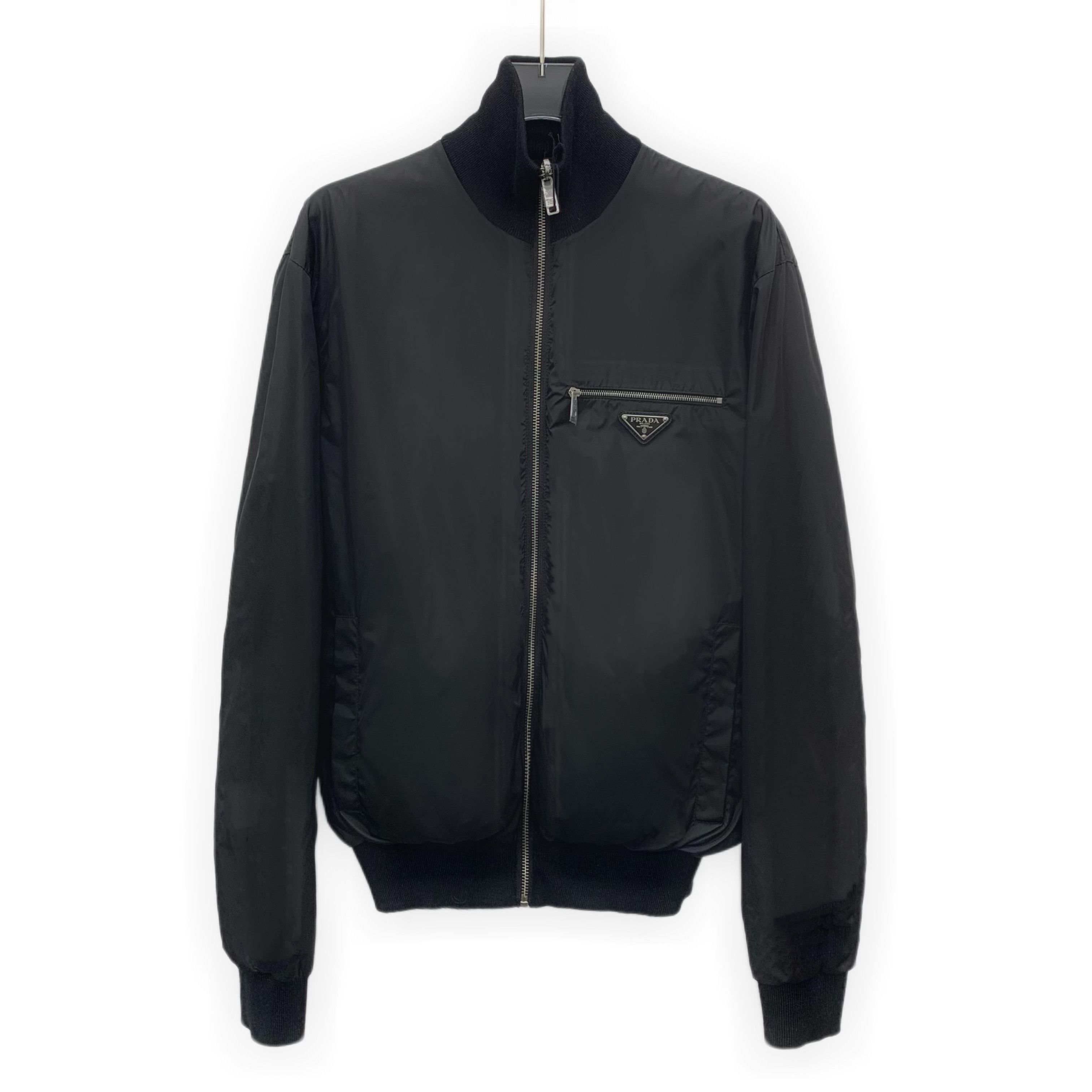 Prada Prada Reversible Wool Jacket Black (46) Size US S / EU 44-46 / 1 - 1 Thumbnail