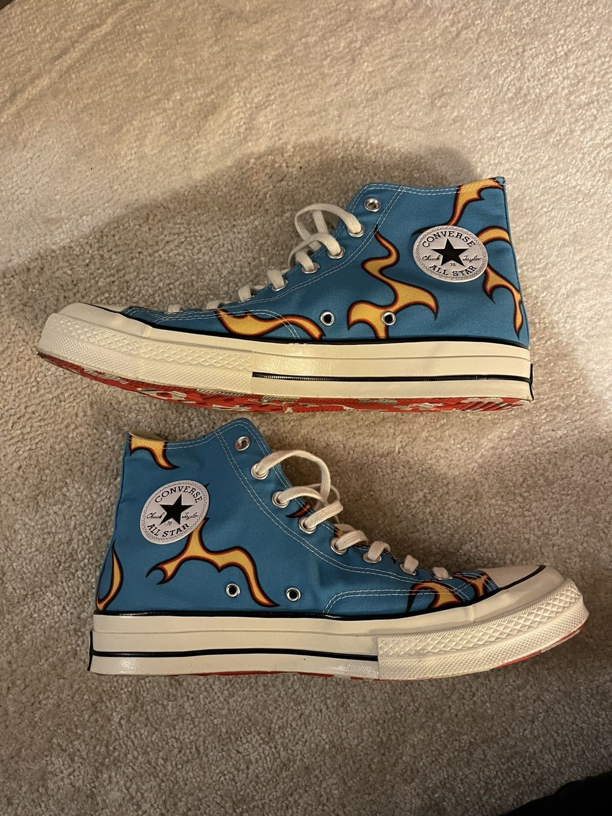 Converse × Golf le Fleur Converse Golf Le fluer Flame Hi Top Sneakers Size US 10 / EU 43 - 5 Thumbnail