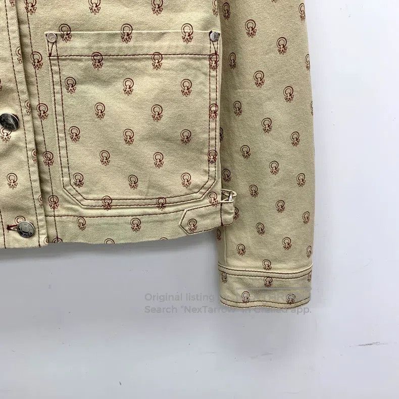 Hermes Hermes Brown Cotton Crew Neck Single Breasted Long Sleeve Size XS / US 0-2 / IT 36-38 - 4 Thumbnail
