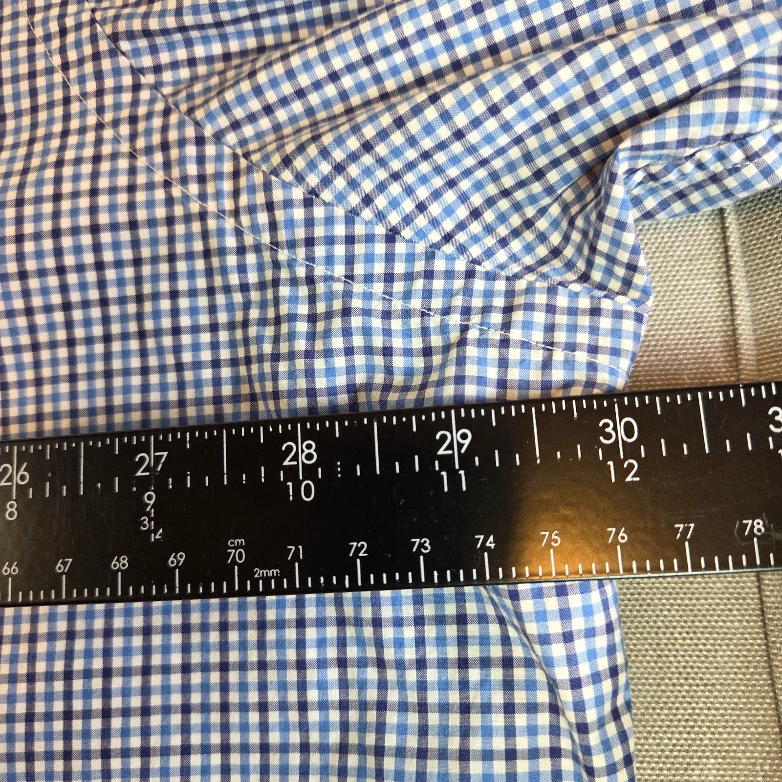 Polo Ralph Lauren Polo Ralph Lauren 2XLT Blue Gingham Cotton Shirt Size US XXL / EU 58 / 5 - 10 Thumbnail