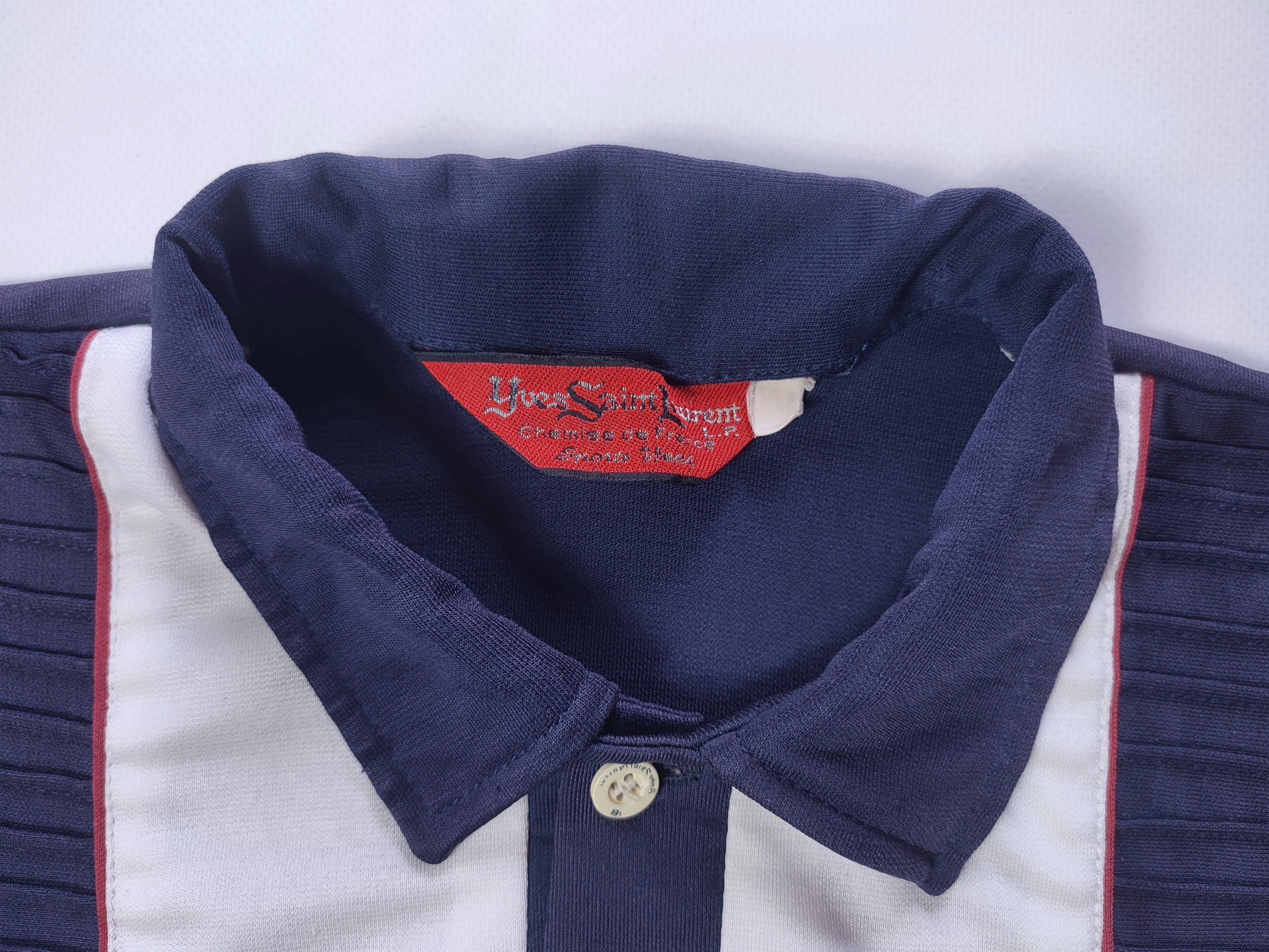 Vintage × Yves Saint Laurent 80's YSL vintage sport polo t-shirt faded Size US L / EU 52-54 / 3 - 9 Thumbnail