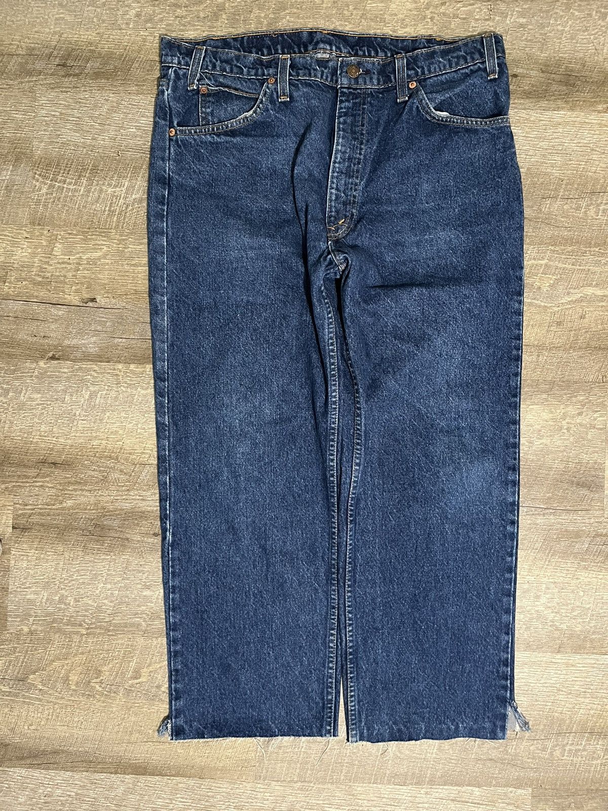 Levi's Vintage Clothing Vintage Levi’s 505 Orange Tab 80s Straight Leg 38X30 See Pic Size US 38 / EU 54 - 3 Thumbnail