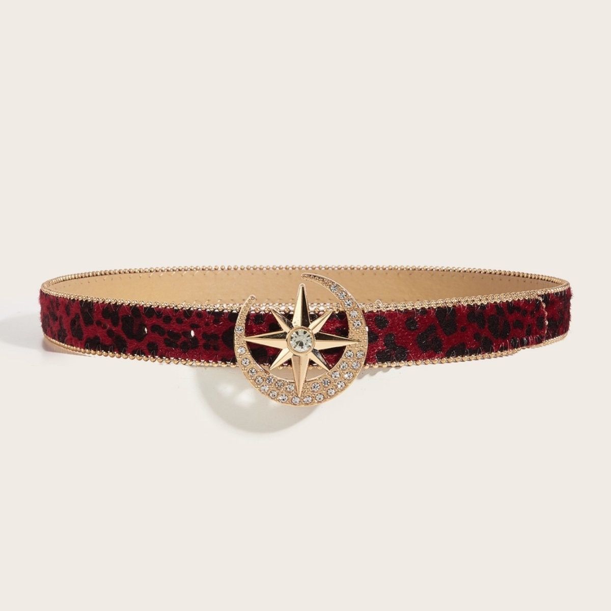 Designer New Design Vintage Belt Riveted Belts Menswear Accessories Size ONE SIZE - 2 Thumbnail